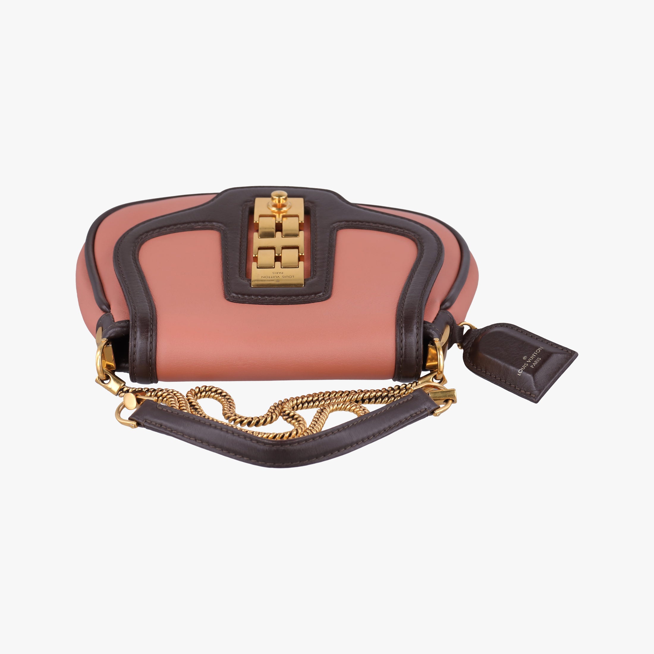 Collection Trapezio Pink×Brown leather M97086 AP0111コレクション トラペツィオ ピンク×ブラウン レザー M97086 AP0111