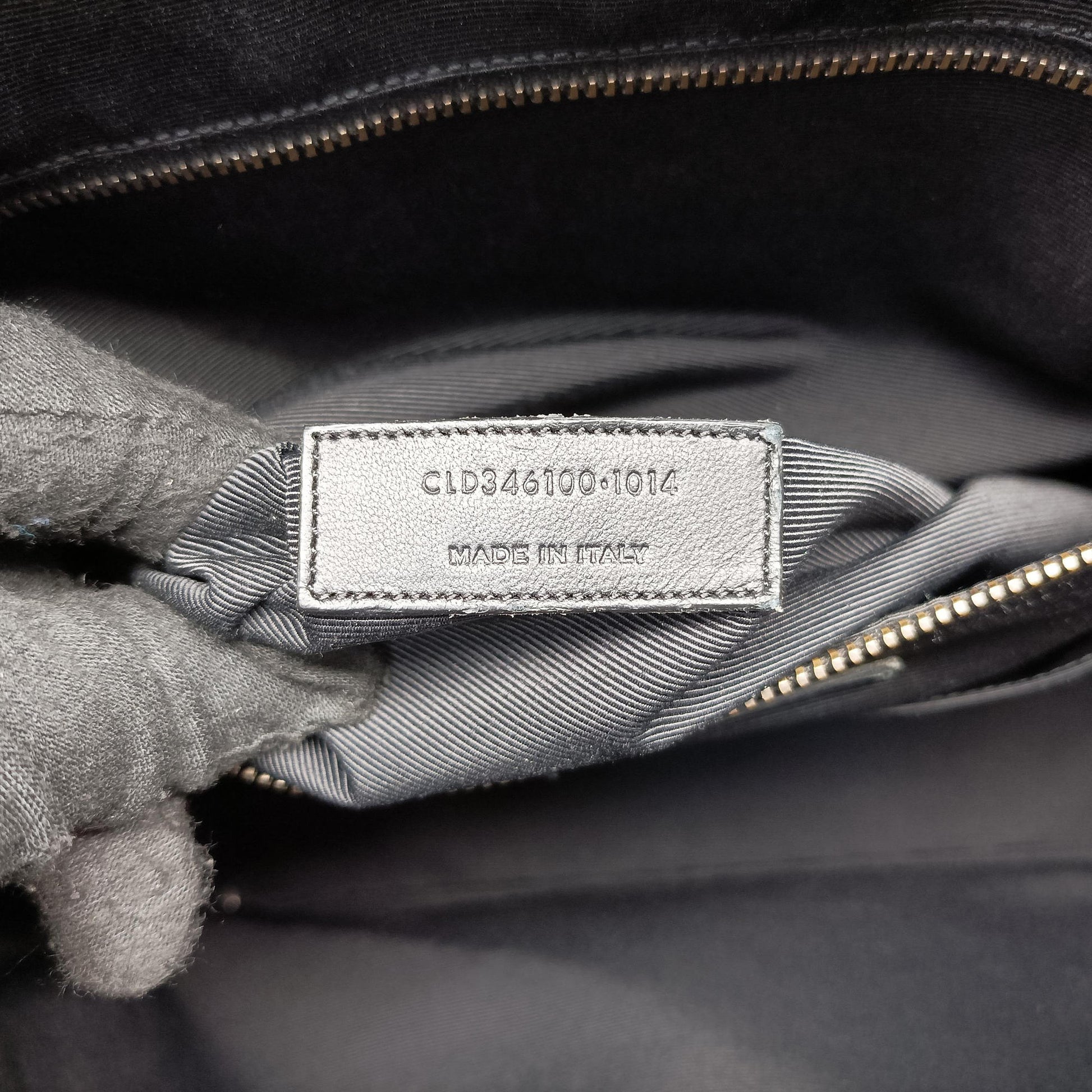 Briefcase Black Leather 346100 CLD346100.1014ブリーフケース ブラック レザー 346100 CLD346100.1014