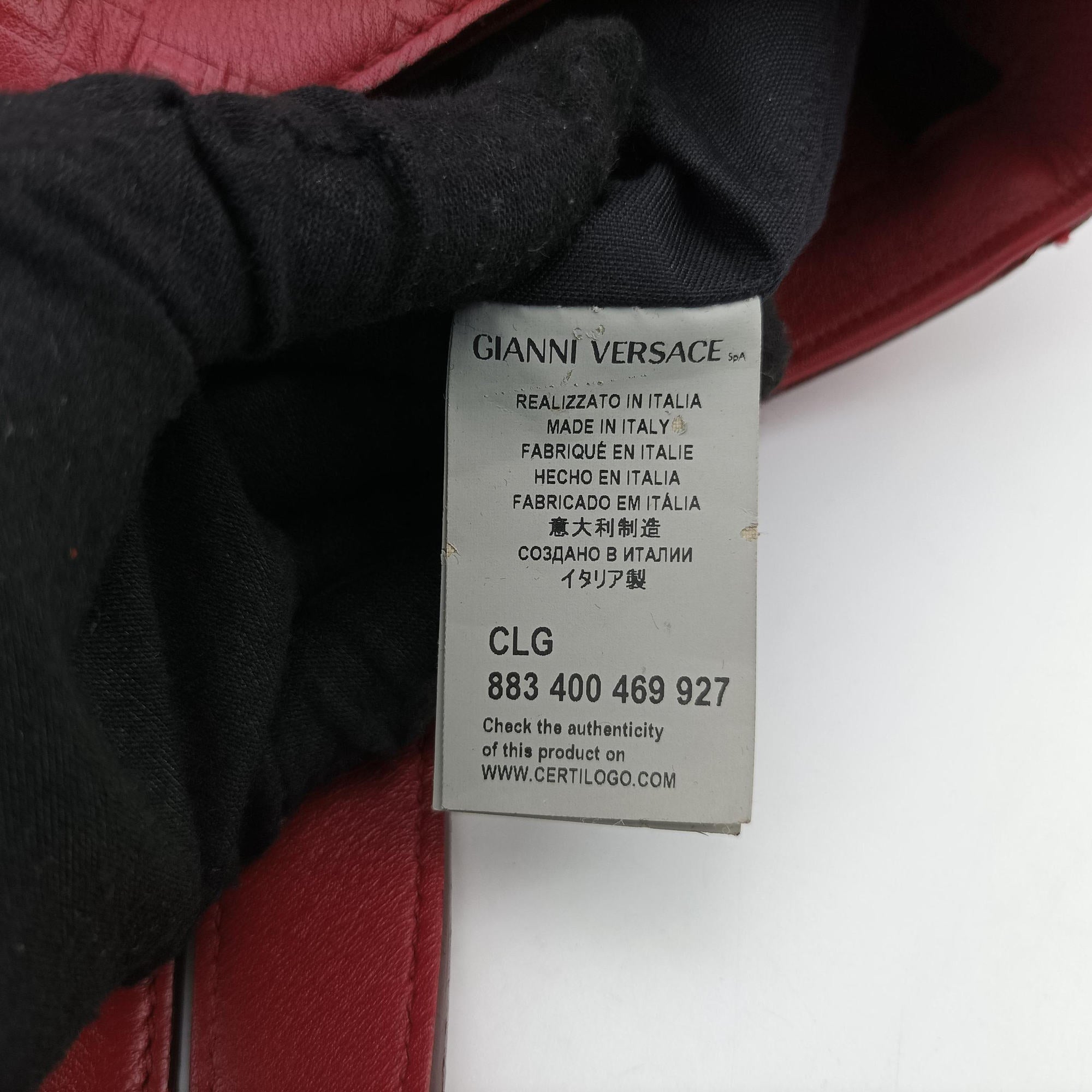Medusa Red Leather 883 400 469 927メデューサ レッド レザー 883 400 469 927
