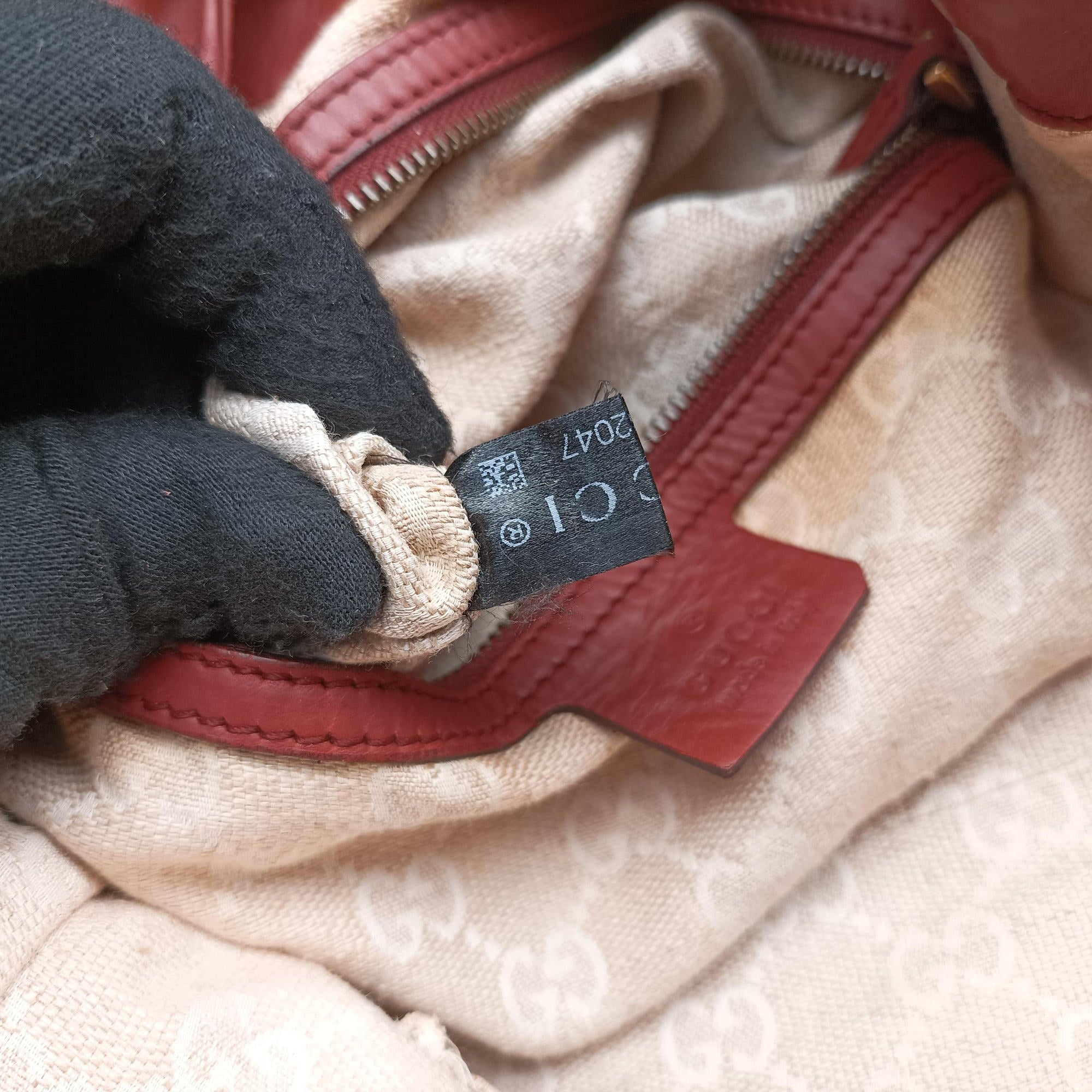 Soft Stirrup Burgundy Leather 296856 I012482047ソフト スターラップ ワインレッド レザー 296856 I012482047