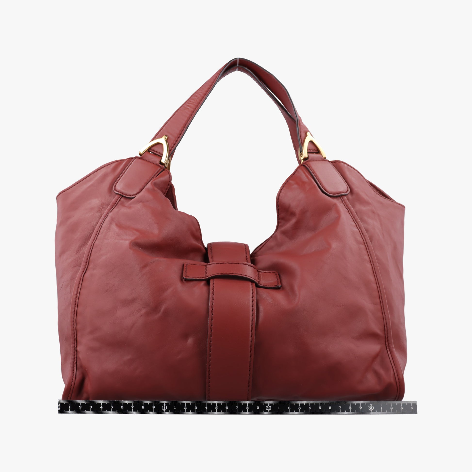 Soft Stirrup Burgundy Leather 296856 I012482047ソフト スターラップ ワインレッド レザー 296856 I012482047