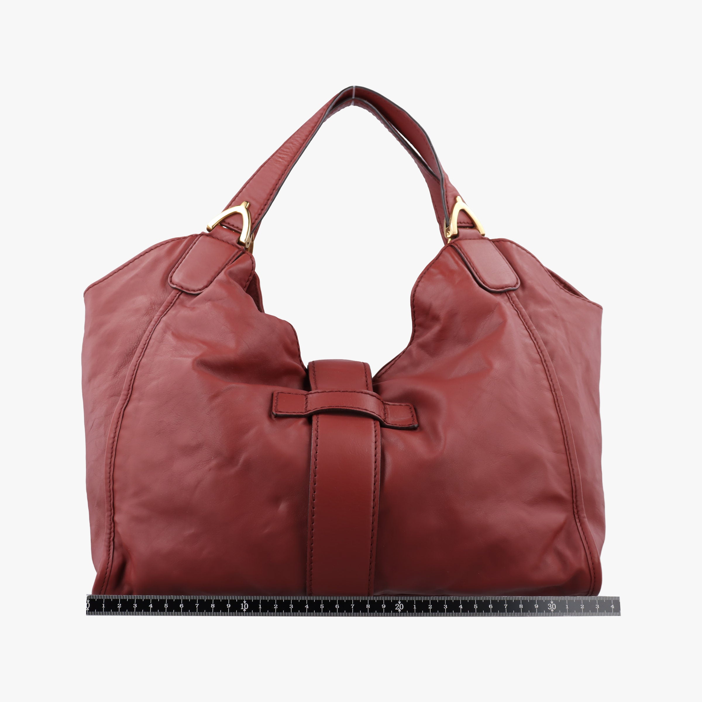Soft Stirrup Burgundy Leather 296856 I012482047ソフト スターラップ ワインレッド レザー 296856 I012482047