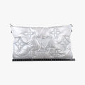 Maxi Multi Pochette Accessoires Silver Recycled metallic nylon M21057 IC Chipマキシ ミュルティ ポシェット アクセソワール シルバー リサイクル メタリック ナイロン M21057 ICチップ