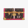 Pochette Weekend brown×Fuchsia Pink Monogram Canvas M62456 UB1188ポシェット ウィークエンド モノグラム/ブラウン×フューシャピンク モノグラムキャンバス M62456 UB1188