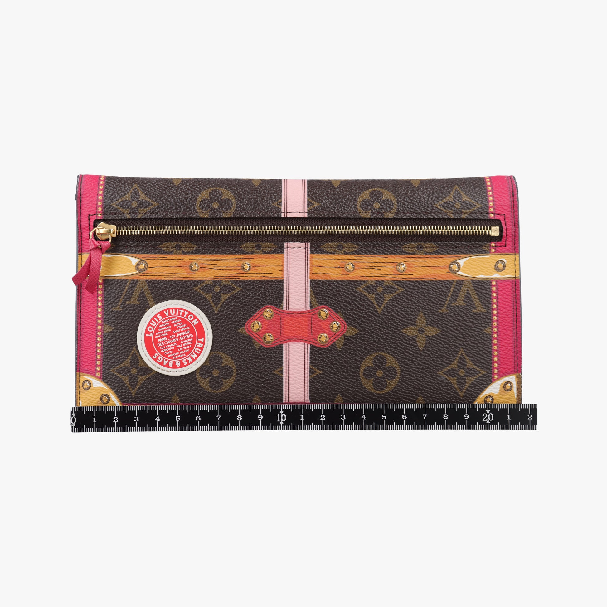 Pochette Weekend brown×Fuchsia Pink Monogram Canvas M62456 UB1188ポシェット ウィークエンド モノグラム/ブラウン×フューシャピンク モノグラムキャンバス M62456 UB1188