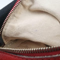 Sherry Line Beige×Red×Green canvas×leather 247205 A018136480シェリーライン ベージュ×レッド×グリーン キャンバス×レザー 247205 A018136480