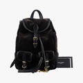 Festival Fringe Backpack Black velour 421943 GNR421943.0416フェスティバル フリンジ バックパック ブラック ベロア 421943 GNR421943.0416