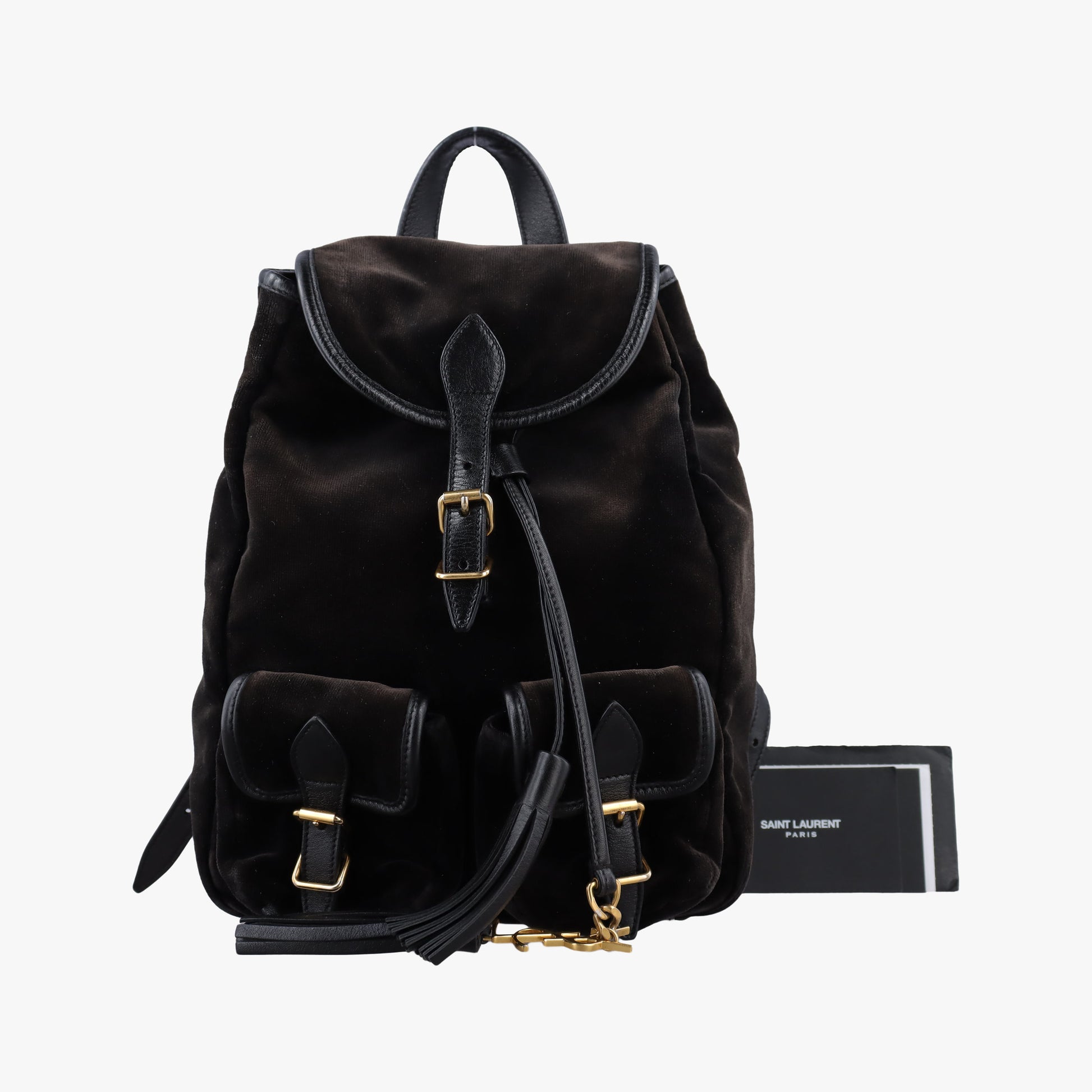 Festival Fringe Backpack Black velour 421943 GNR421943.0416フェスティバル フリンジ バックパック ブラック ベロア 421943 GNR421943.0416