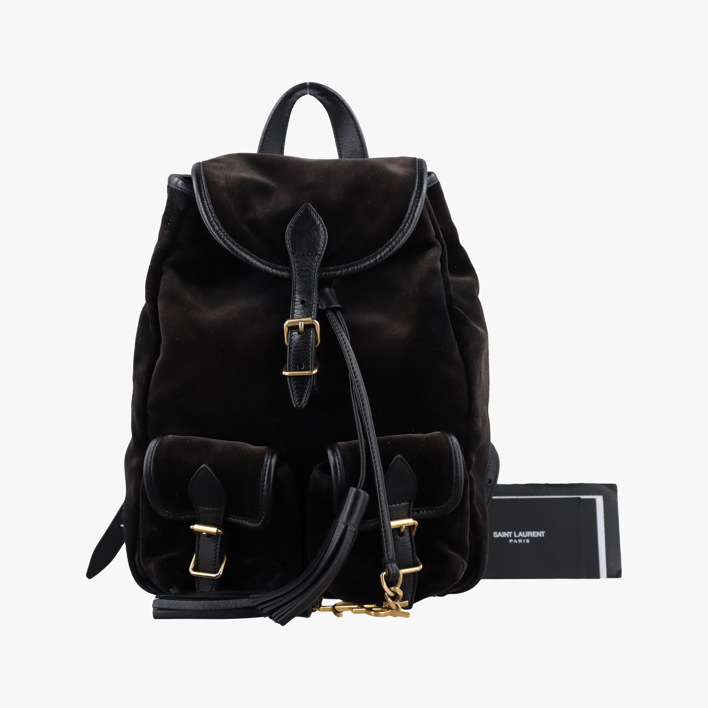 Festival Fringe Backpack Black velour 421943 GNR421943.0416フェスティバル フリンジ バックパック ブラック ベロア 421943 GNR421943.0416