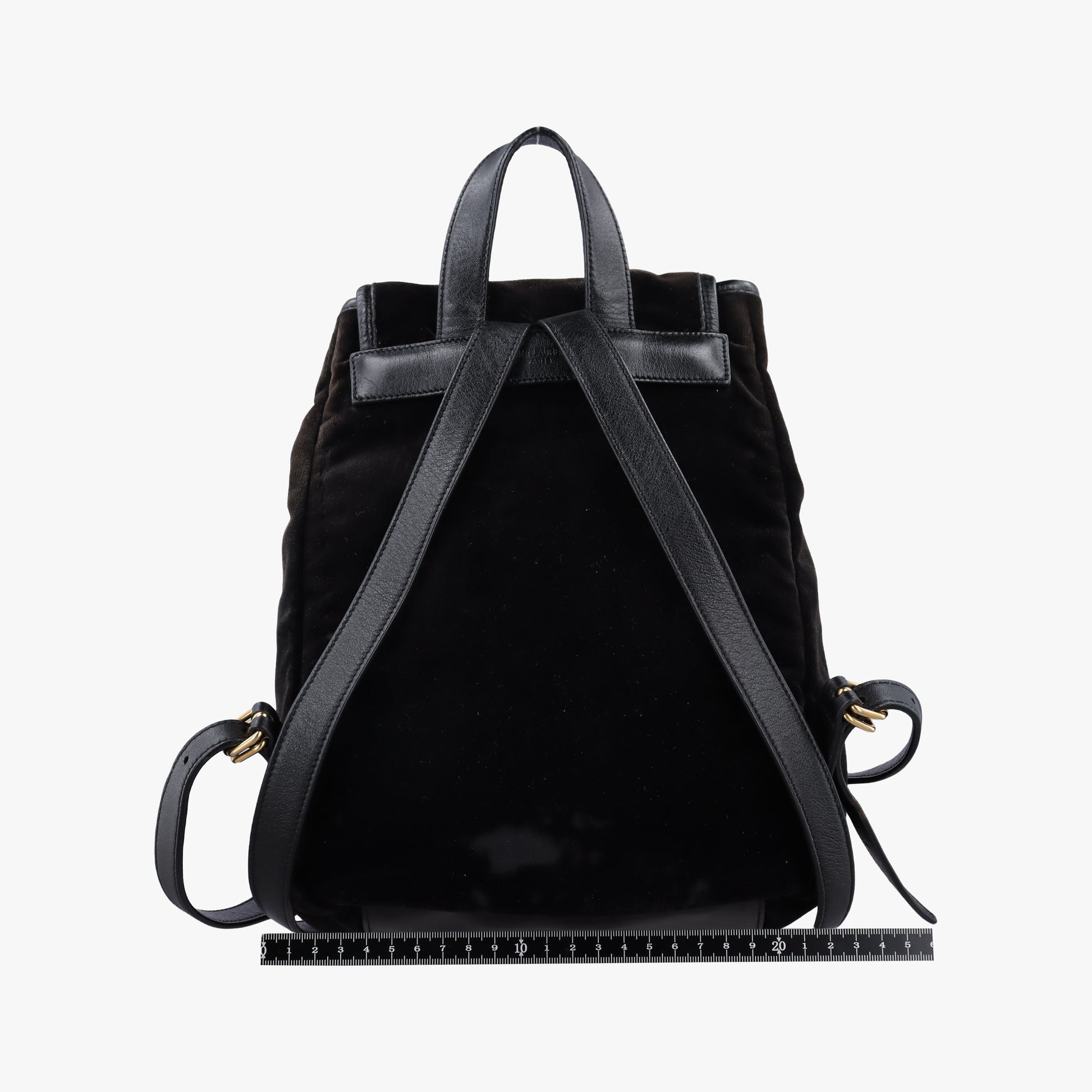 Festival Fringe Backpack Black velour 421943 GNR421943.0416フェスティバル フリンジ バックパック ブラック ベロア 421943 GNR421943.0416