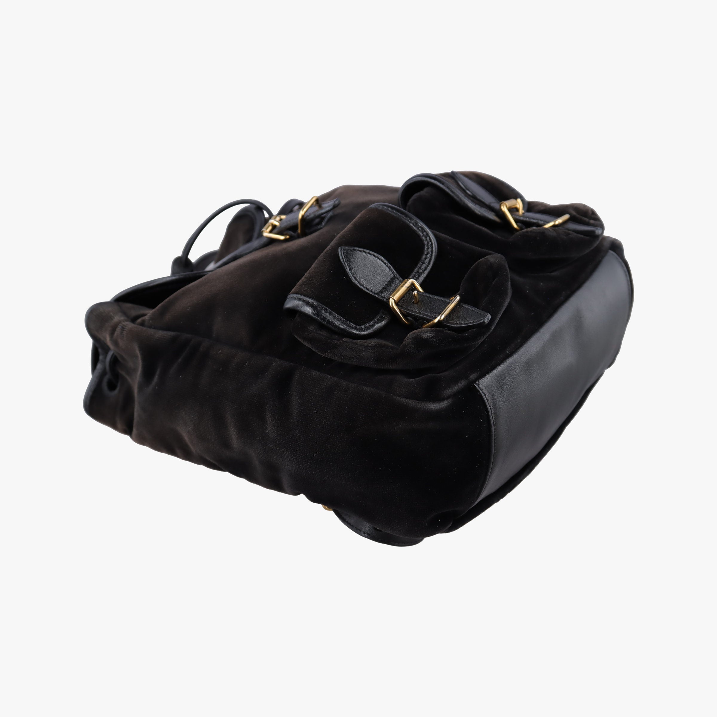 Festival Fringe Backpack Black velour 421943 GNR421943.0416フェスティバル フリンジ バックパック ブラック ベロア 421943 GNR421943.0416