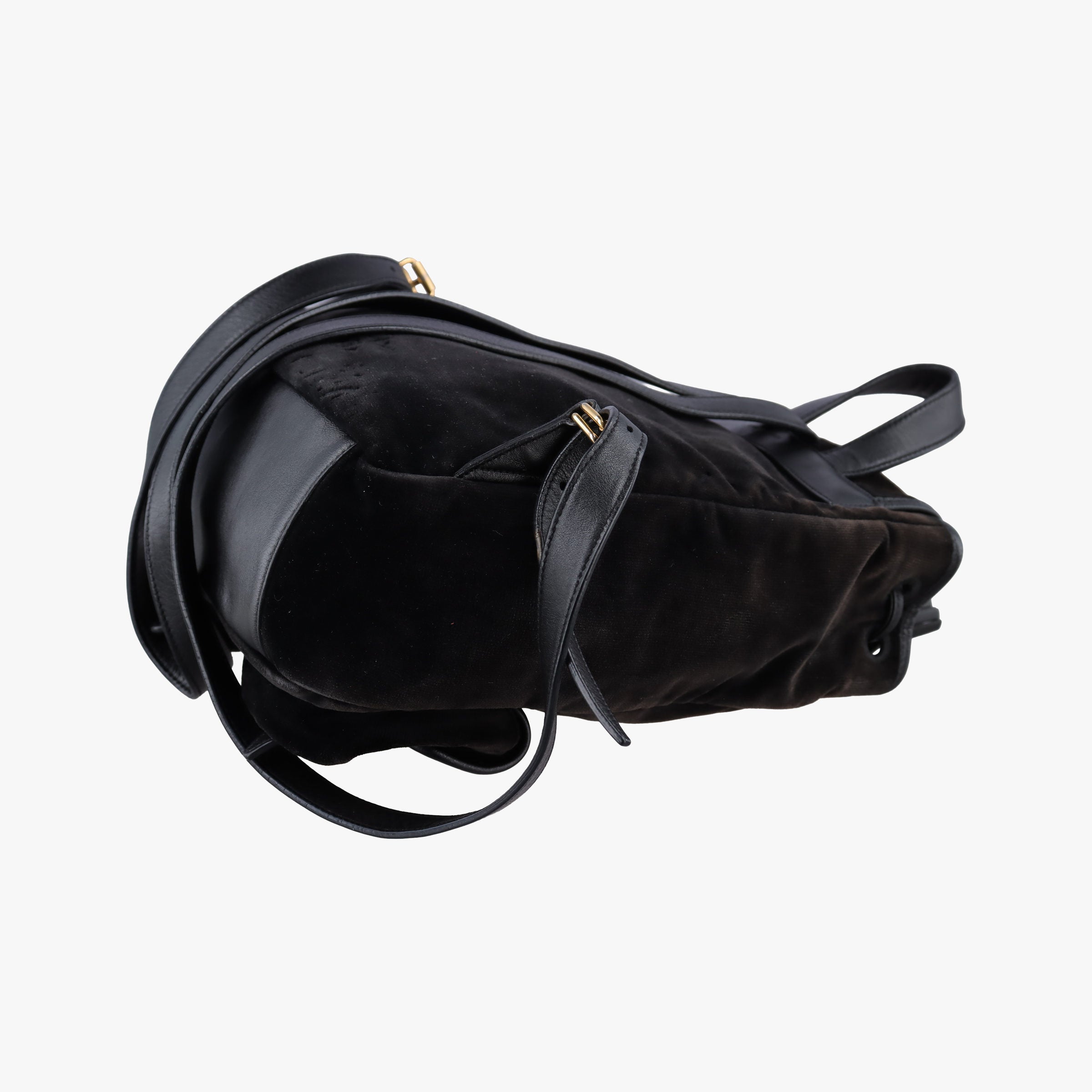 Festival Fringe Backpack Black velour 421943 GNR421943.0416フェスティバル フリンジ バックパック ブラック ベロア 421943 GNR421943.0416