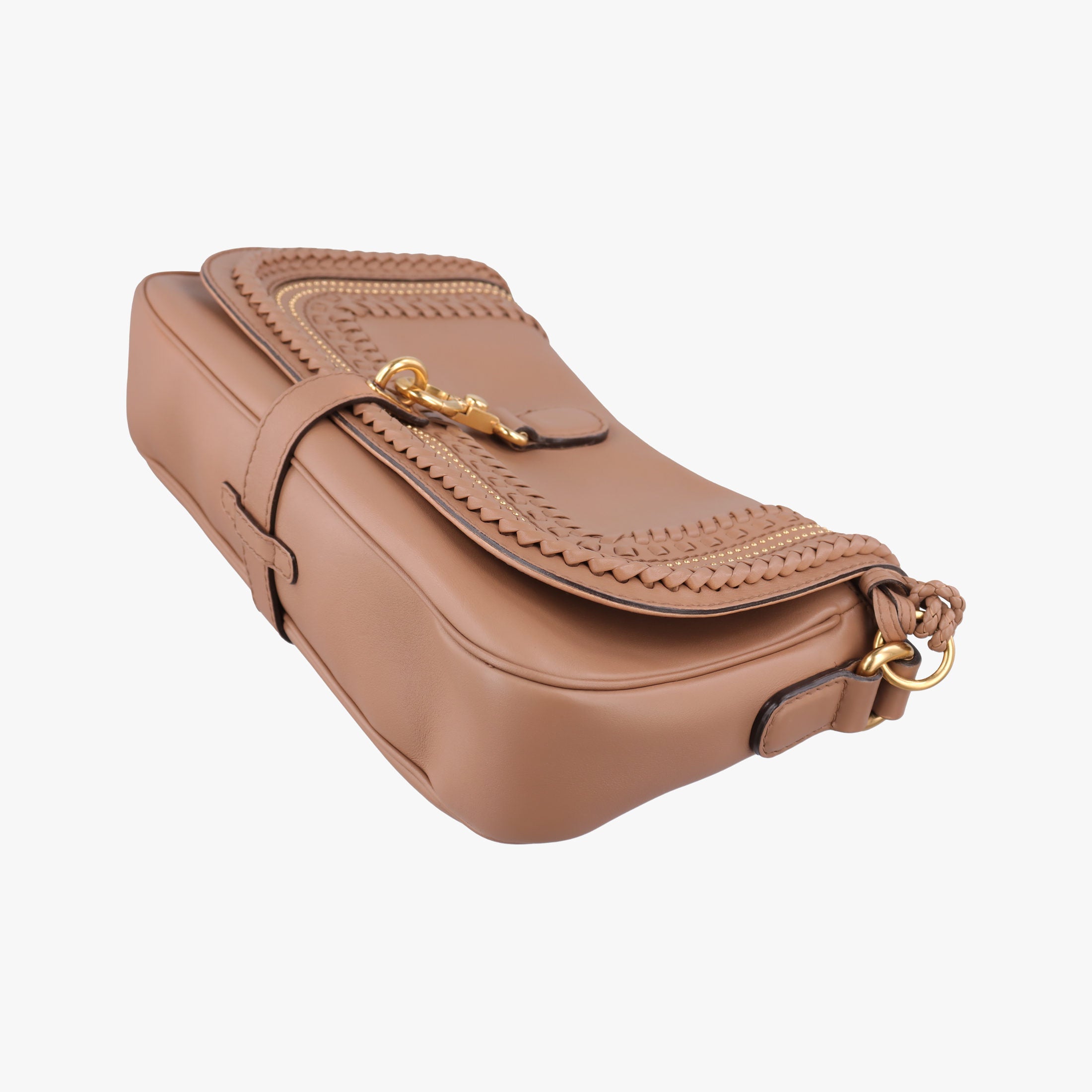 Tassel Handmade Medium Flap Camel Leather 263954 F8800330タッセルハンドメイドミディアムフラップ キャメル レザー 263954 F8800330