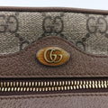 OPHIDIA Beige x Brown PVC coated canvas×leather 517350 オフィディア ベージュ x ブラウン PVCコーティングキャンバス×レザー 517350 