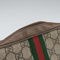 OPHIDIA Beige x Brown PVC coated canvas×leather 517350 オフィディア ベージュ x ブラウン PVCコーティングキャンバス×レザー 517350 