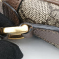OPHIDIA Beige x Brown PVC coated canvas×leather 517350 オフィディア ベージュ x ブラウン PVCコーティングキャンバス×レザー 517350 