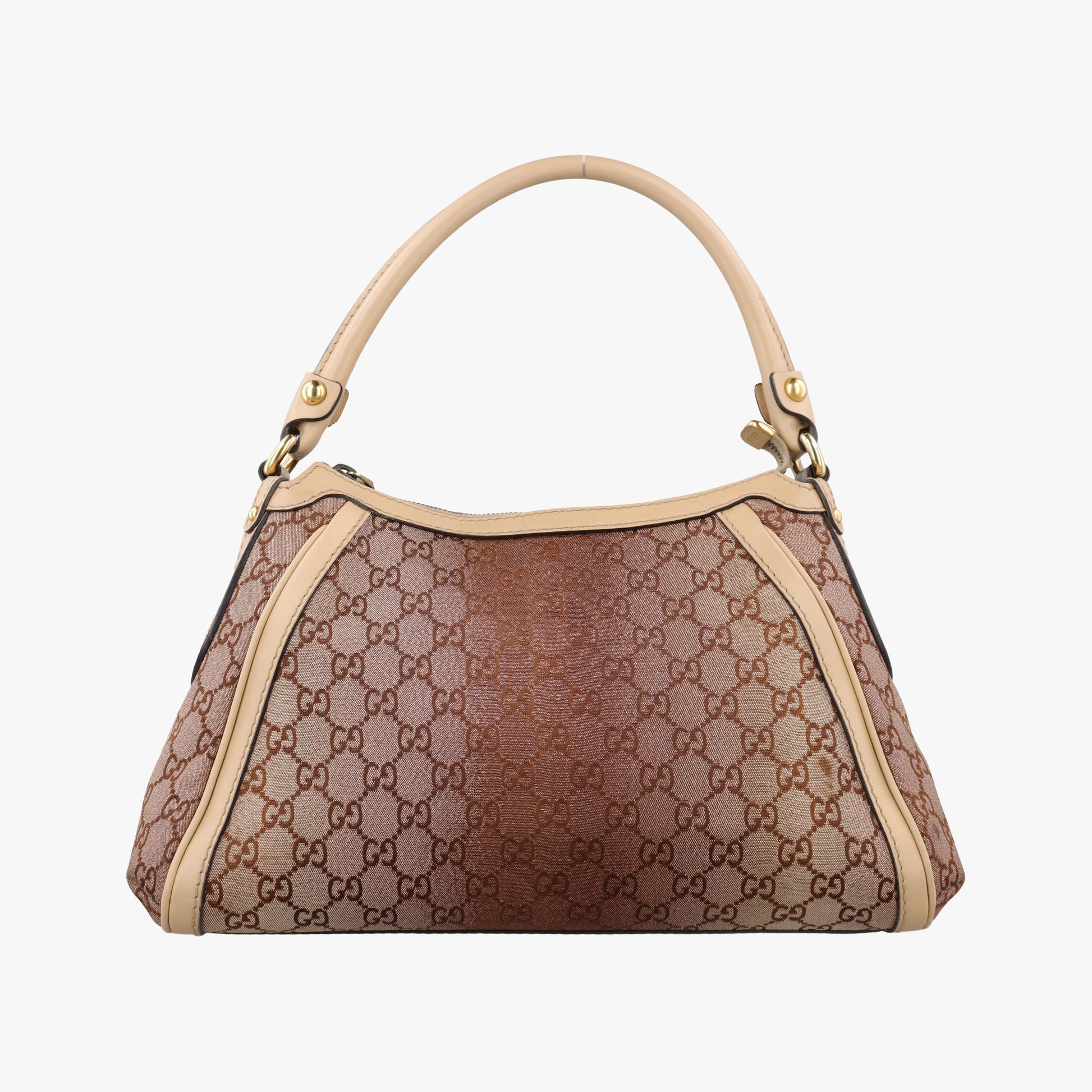 Guccissima Beige x Brown canvas×Leather 282298 G011136749グッチシマ ベージュ×ブラウン キャンバス×レザー 282298 G011136749