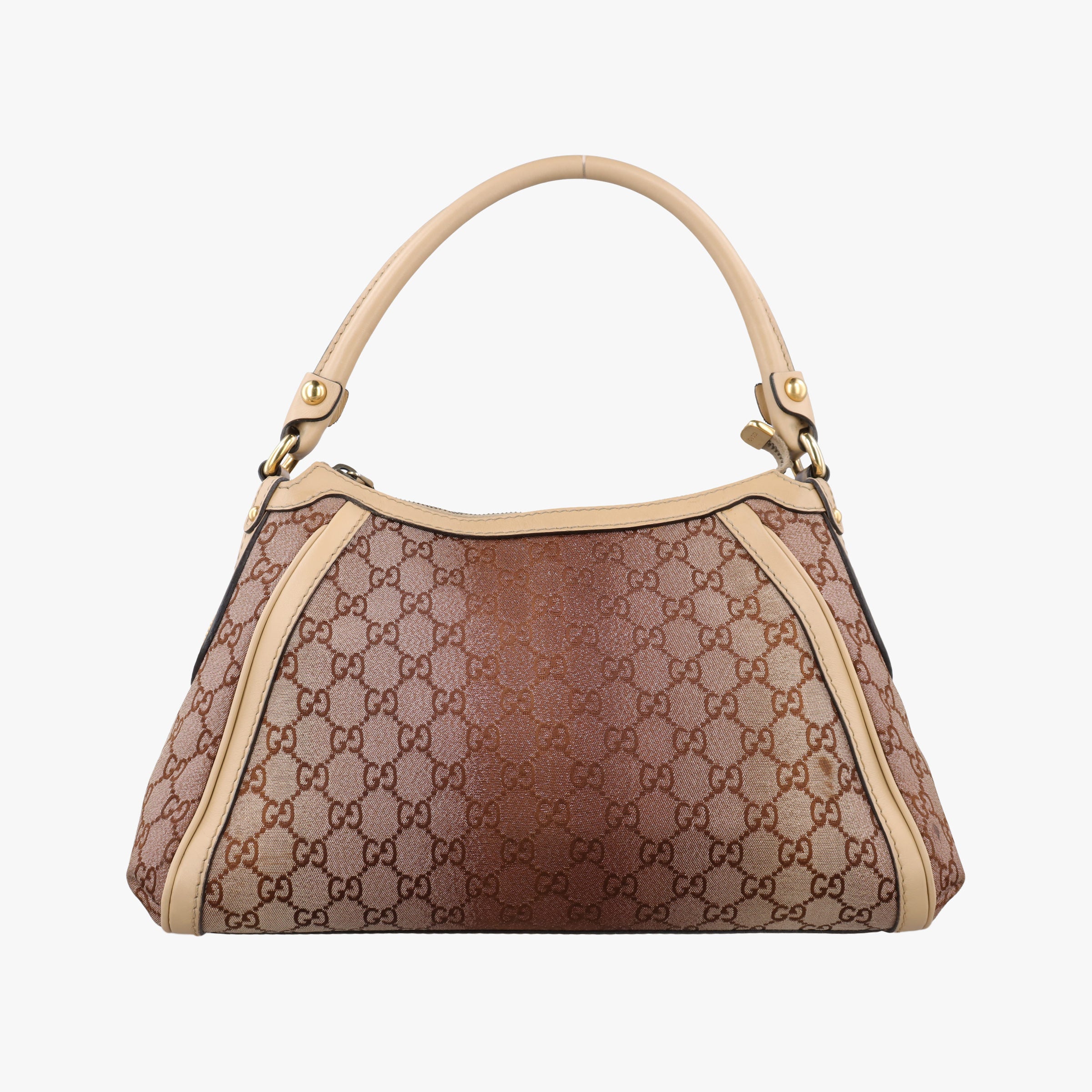 Guccissima Beige x Brown canvas×Leather 282298 G011136749グッチシマ ベージュ×ブラウン キャンバス×レザー 282298 G011136749