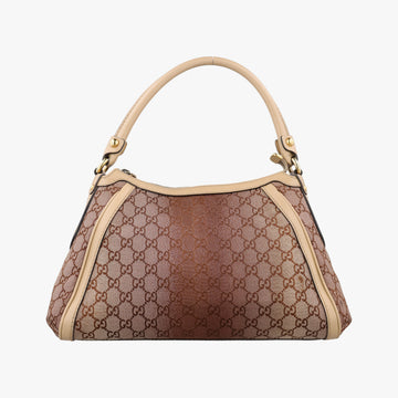 Guccissima Beige x Brown canvas×Leather 282298 G011136749グッチシマ ベージュ×ブラウン キャンバス×レザー 282298 G011136749