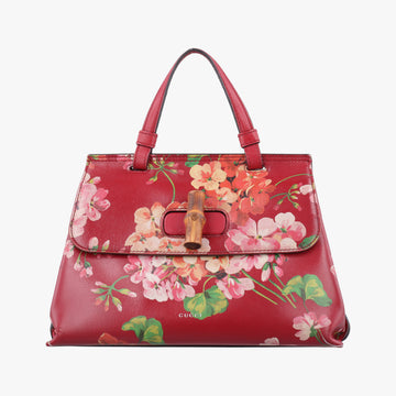Bamboo Daily red×Multicolour Leather 370831 A018750289バンブーデイリー レッド×マルチ レザー 370831 A018750289