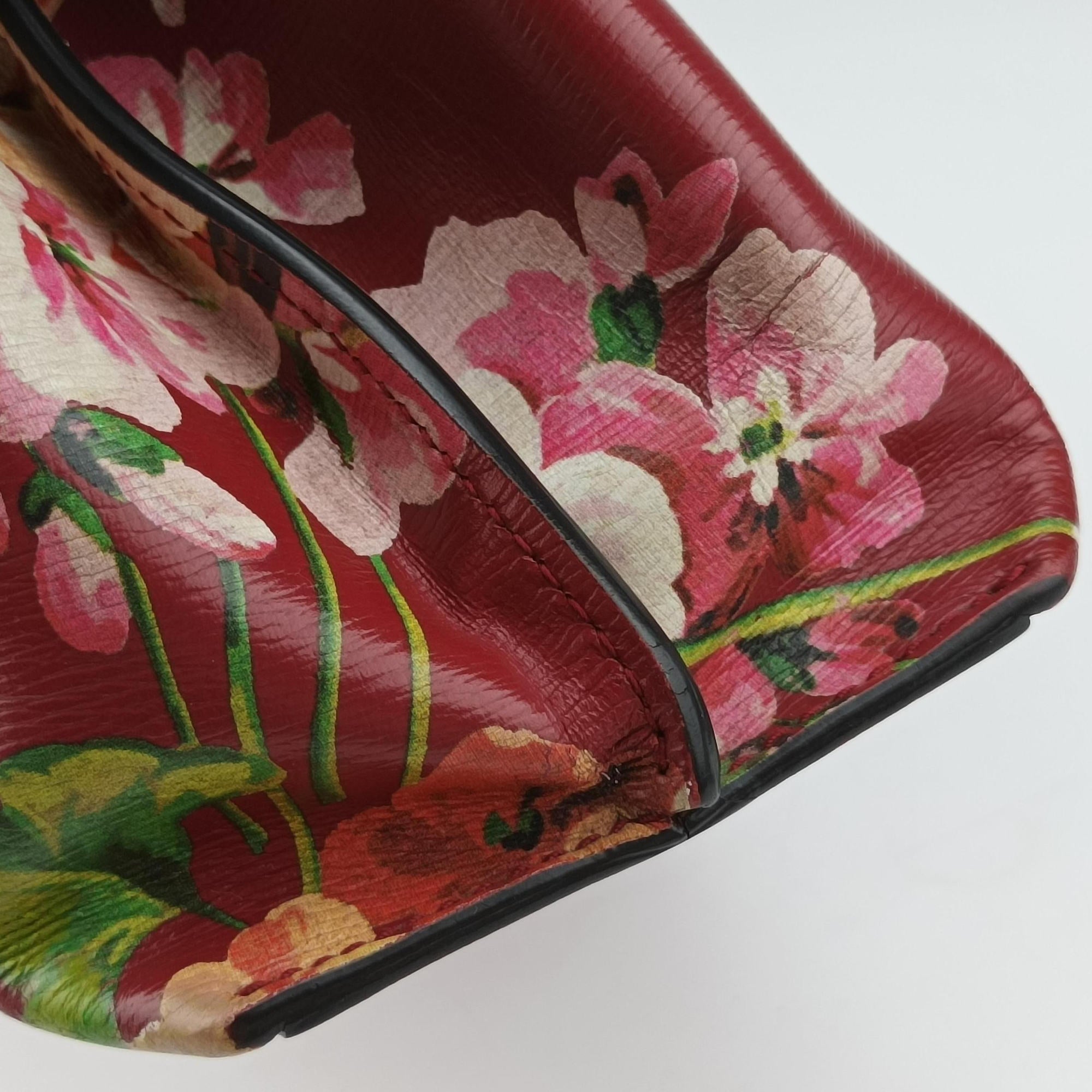 Bamboo Daily red×Multicolour Leather 370831 A018750289バンブーデイリー レッド×マルチ レザー 370831 A018750289