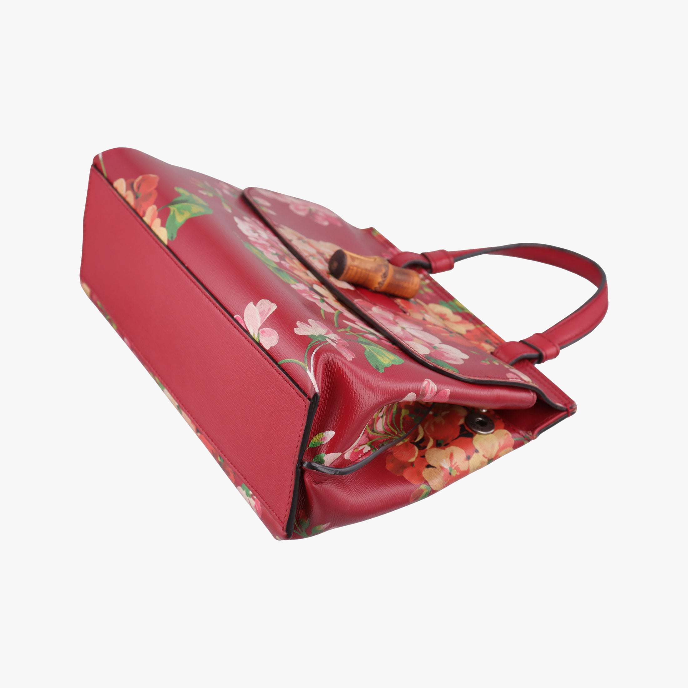 Bamboo Daily red×Multicolour Leather 370831 A018750289バンブーデイリー レッド×マルチ レザー 370831 A018750289