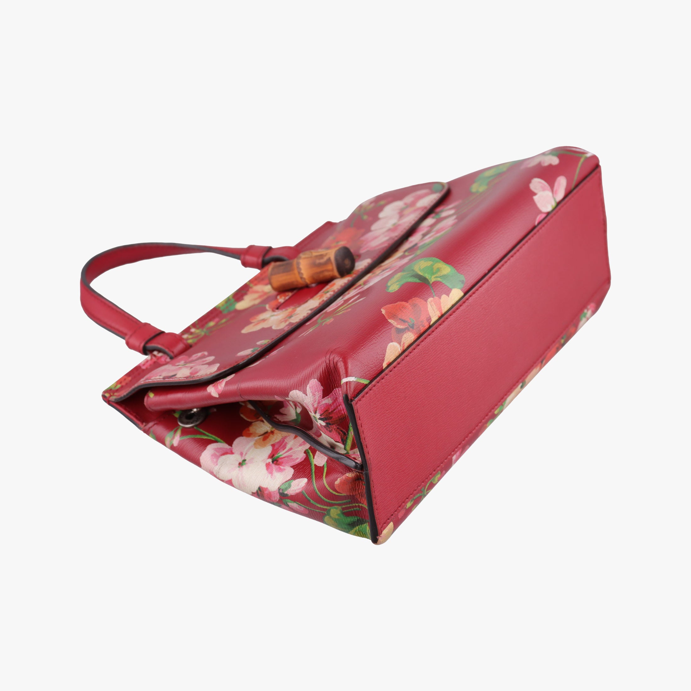 Bamboo Daily red×Multicolour Leather 370831 A018750289バンブーデイリー レッド×マルチ レザー 370831 A018750289