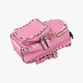 Rockstud Pink Leather Lot number unknownロックスタッズ ピンク レザー 製番不明