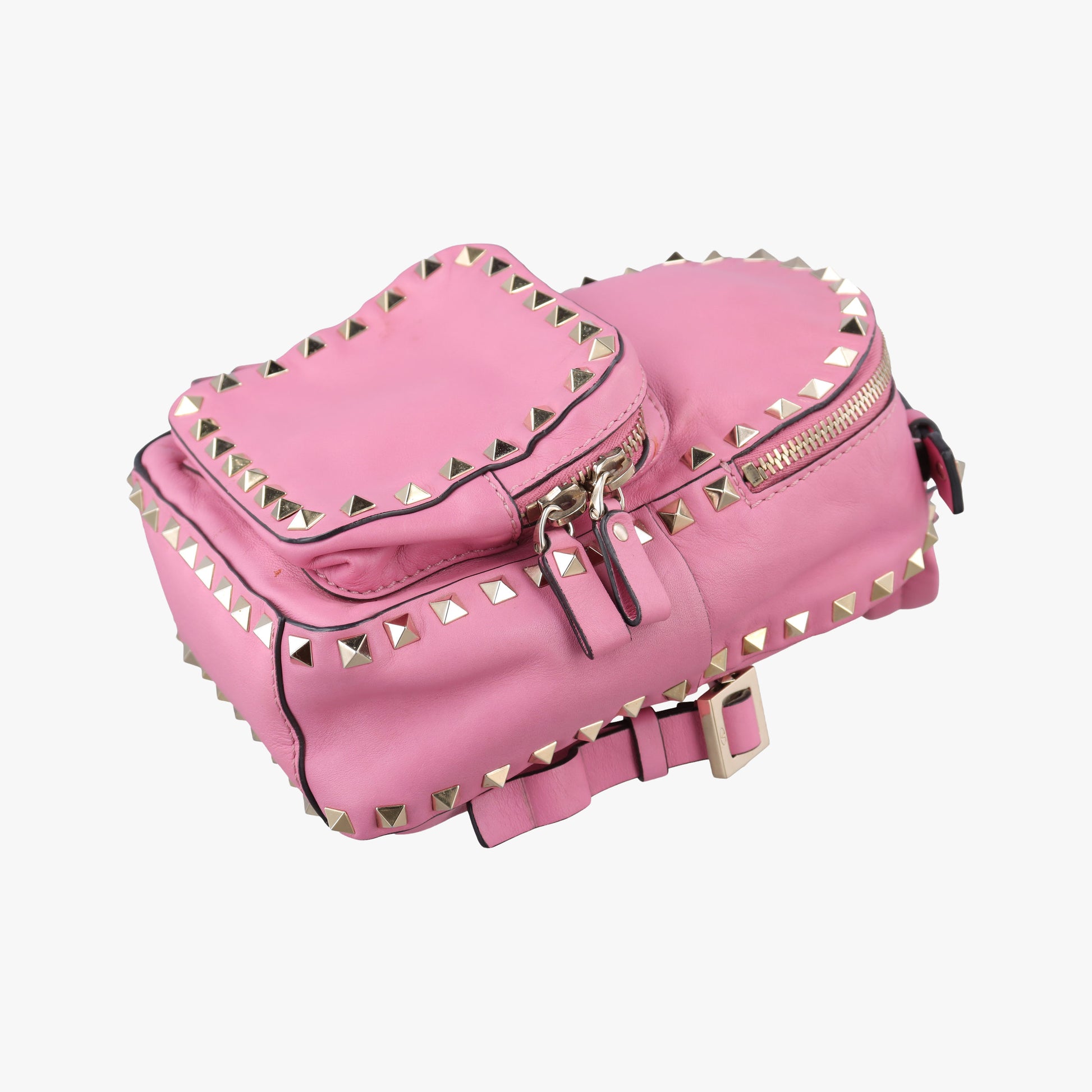 Rockstud Pink Leather Lot number unknownロックスタッズ ピンク レザー 製番不明