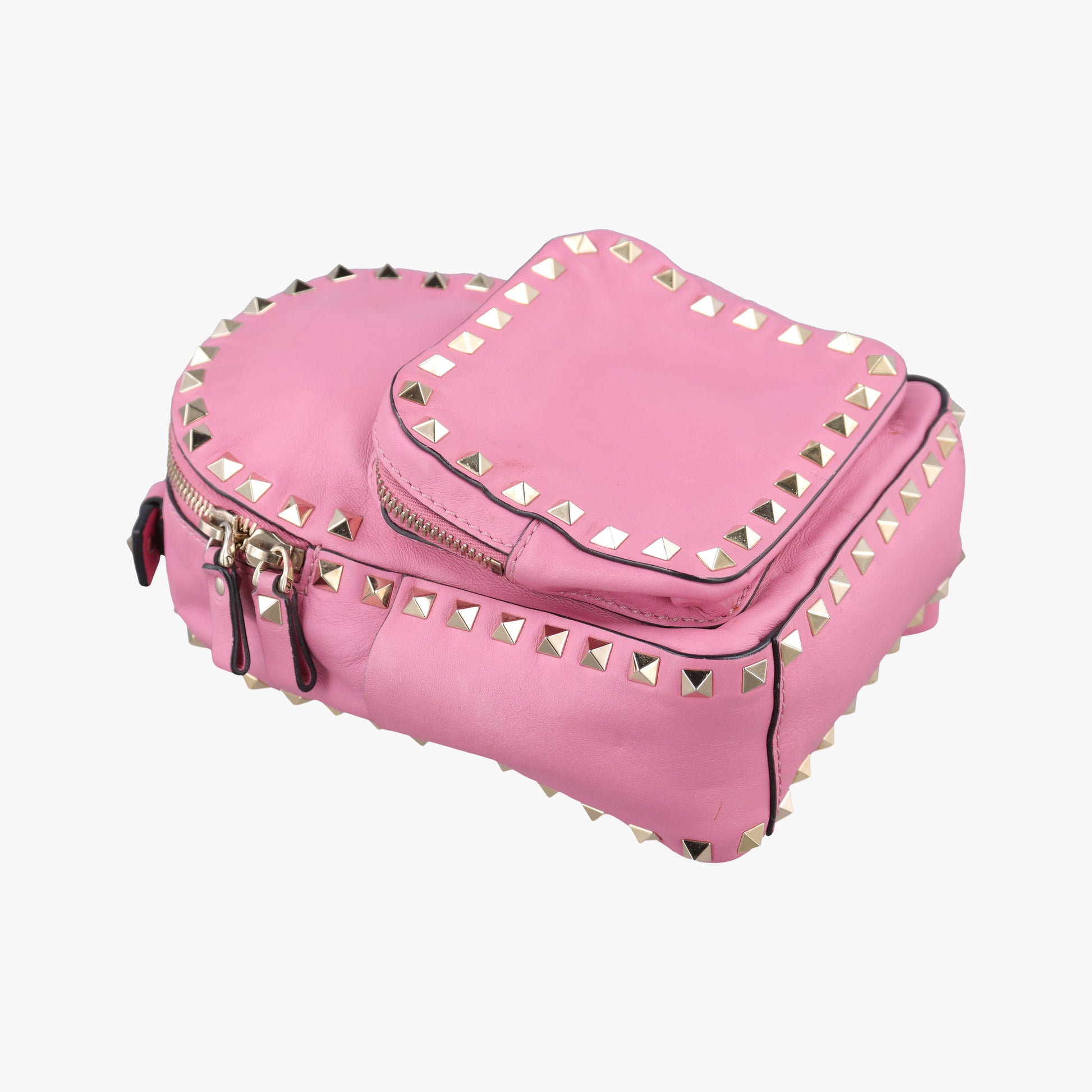 Rockstud Pink Leather Lot number unknownロックスタッズ ピンク レザー 製番不明