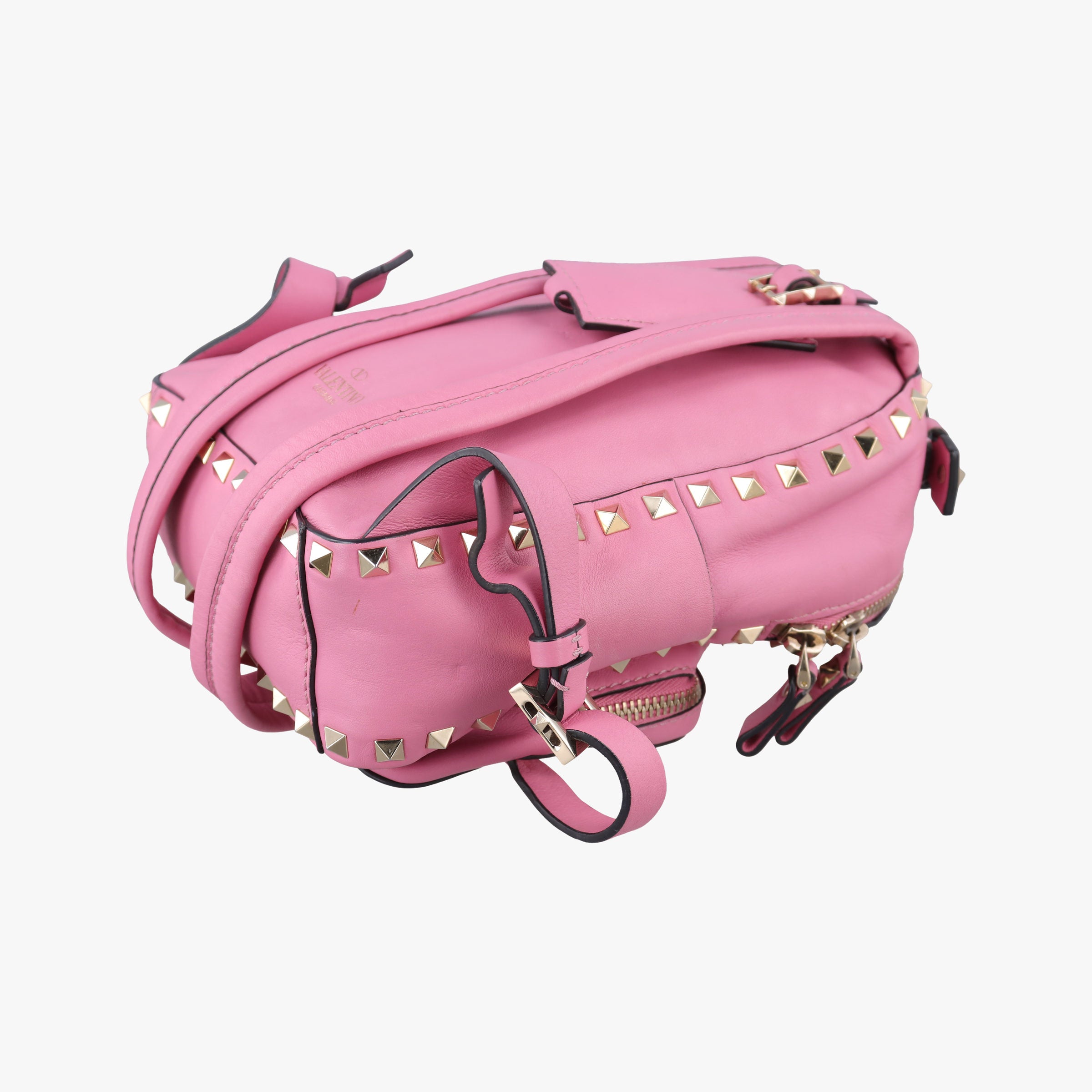 Rockstud Pink Leather Lot number unknownロックスタッズ ピンク レザー 製番不明