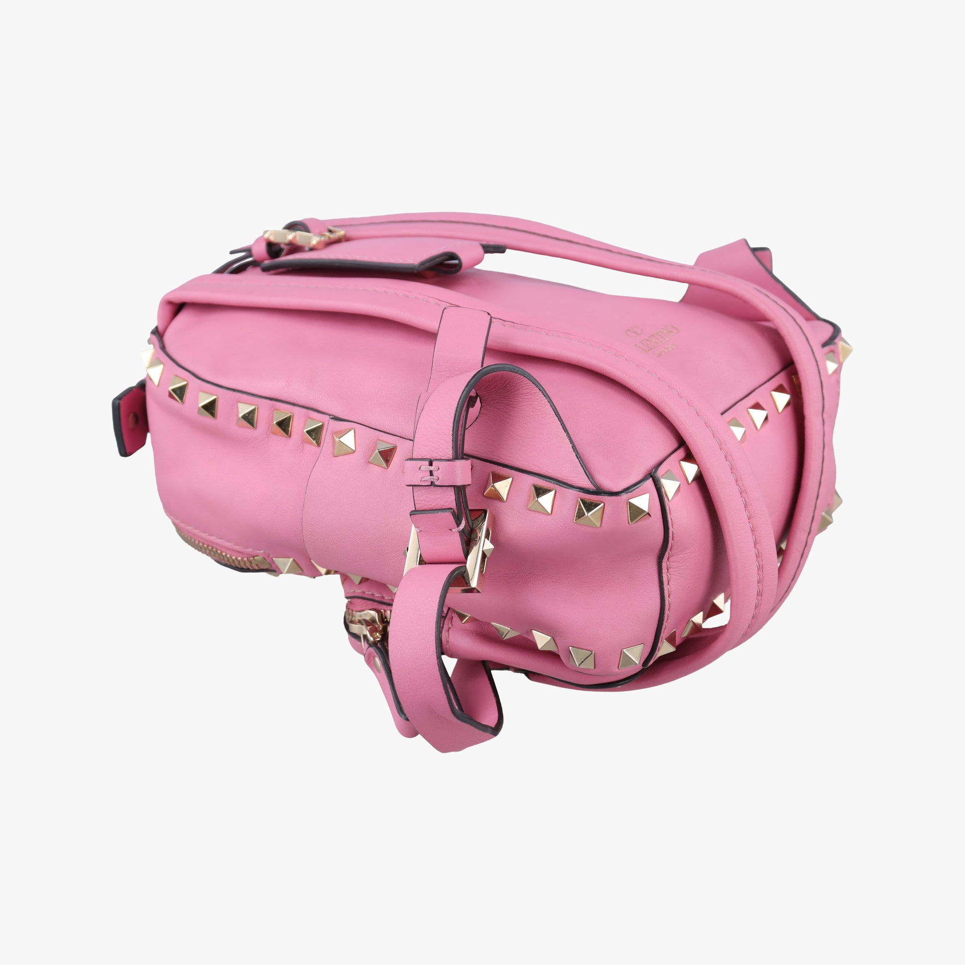 Rockstud Pink Leather Lot number unknownロックスタッズ ピンク レザー 製番不明