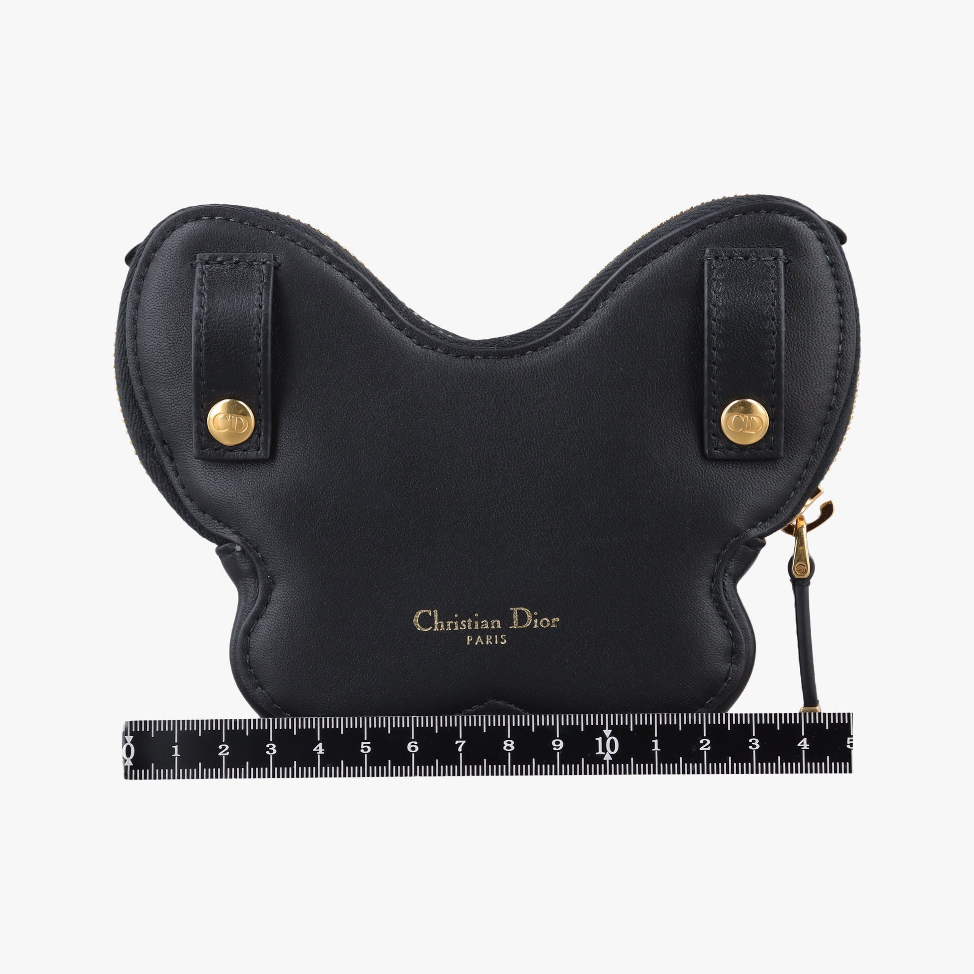 30 Montaigne Removable Black Lambskin 43-MA-121330 モンテーニュ バタフライ ブラック ラムスキン 43-MA-1213