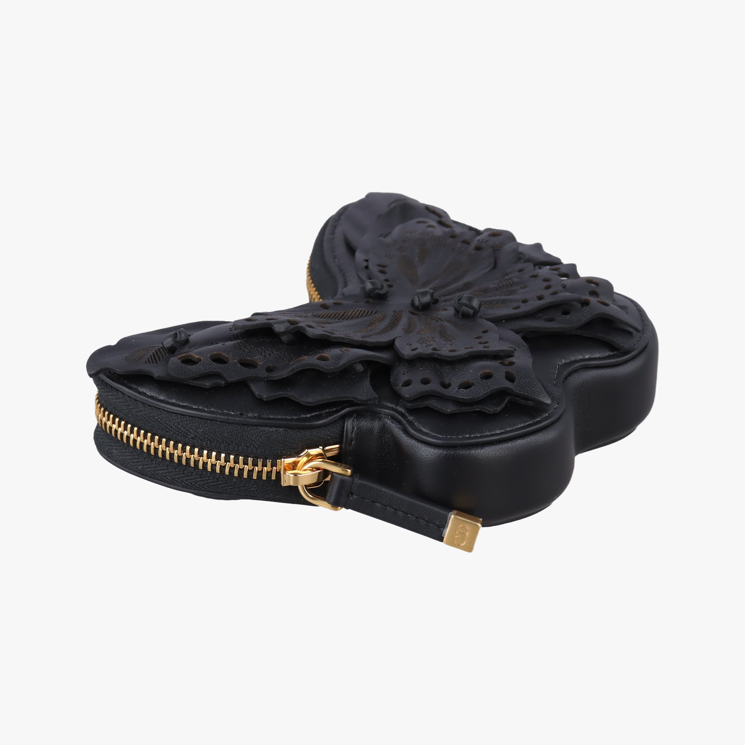 30 Montaigne Removable Black Lambskin 43-MA-121330 モンテーニュ バタフライ ブラック ラムスキン 43-MA-1213
