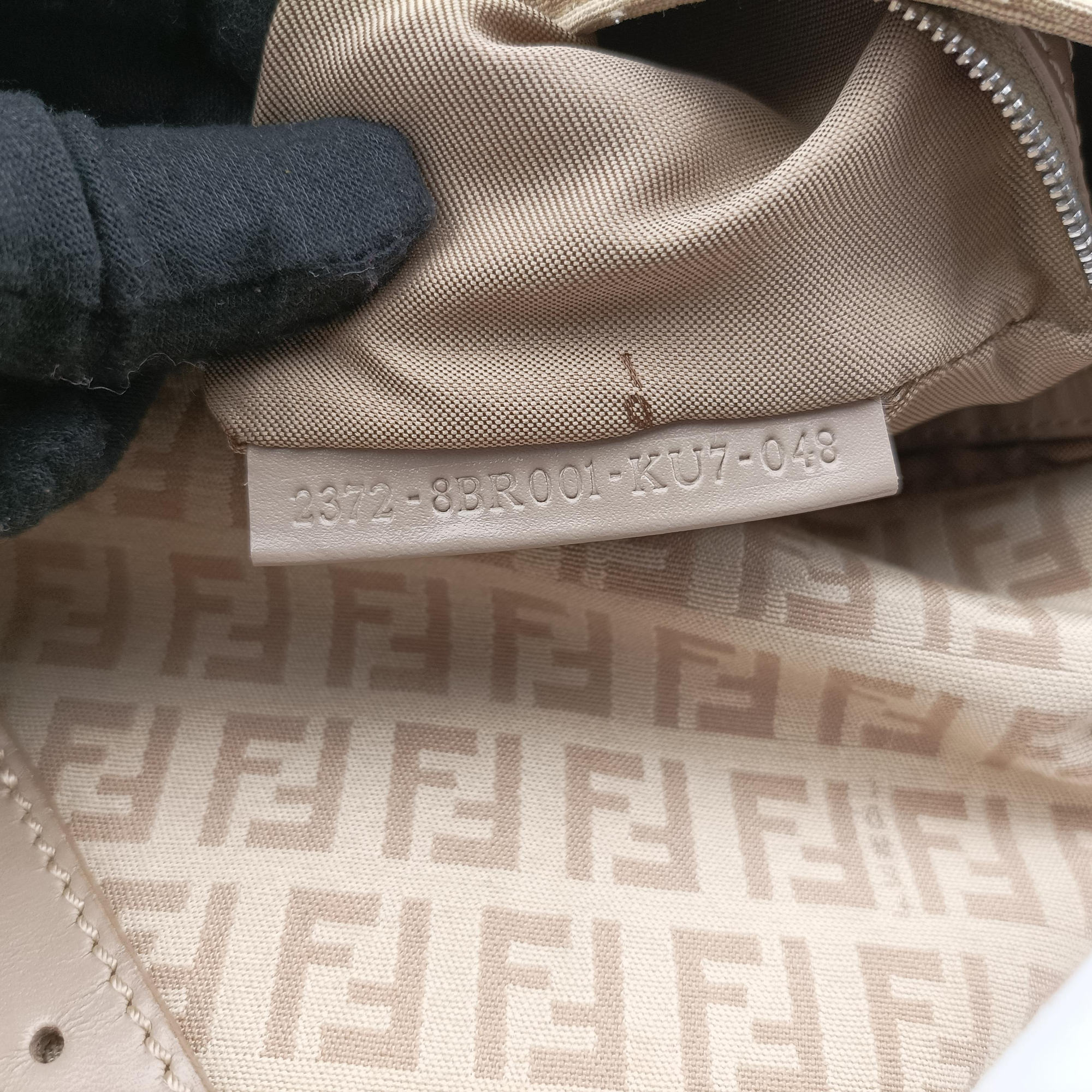 Mama Baguette Zucchino Beige canvas× Leather 8BR001 2372-8BR001-KU7-048マンマバケット ズッキーノ柄 ベージュ キャンバス×レザー 8BR001 2372-8BR001-KU7-048