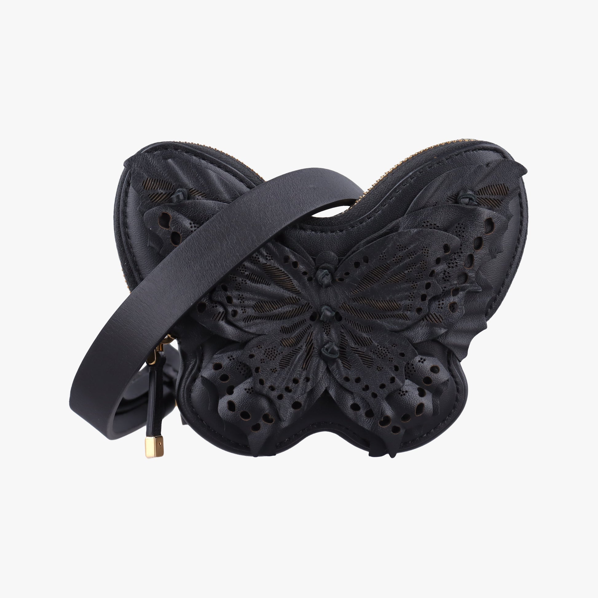30 Montaigne Removable Black Lambskin 43-MA-121330 モンテーニュ バタフライ ブラック ラムスキン 43-MA-1213