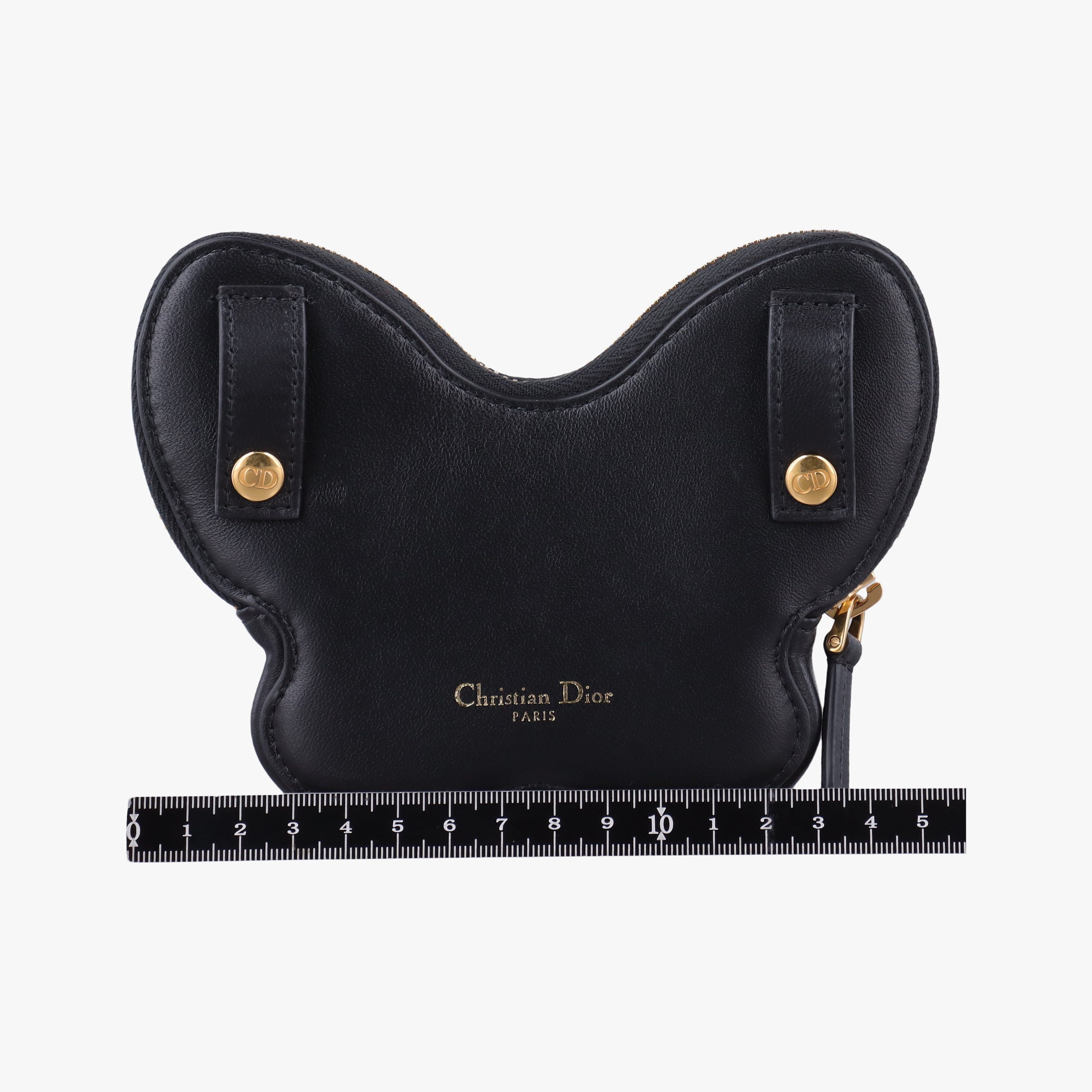 30 Montaigne Removable Black Lambskin 43-MA-121330 モンテーニュ バタフライ ブラック ラムスキン 43-MA-1213