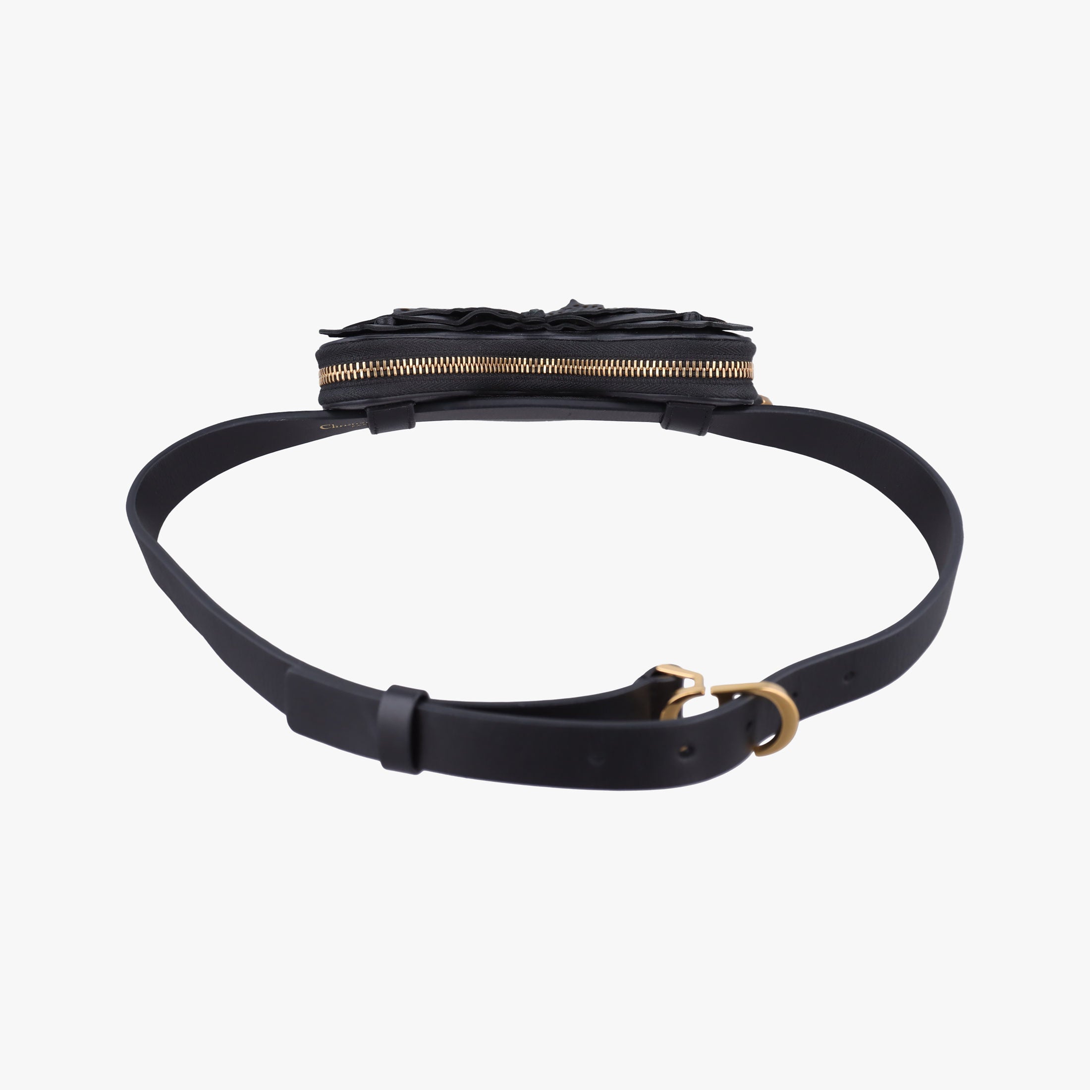30 Montaigne Removable Black Lambskin 43-MA-121330 モンテーニュ バタフライ ブラック ラムスキン 43-MA-1213