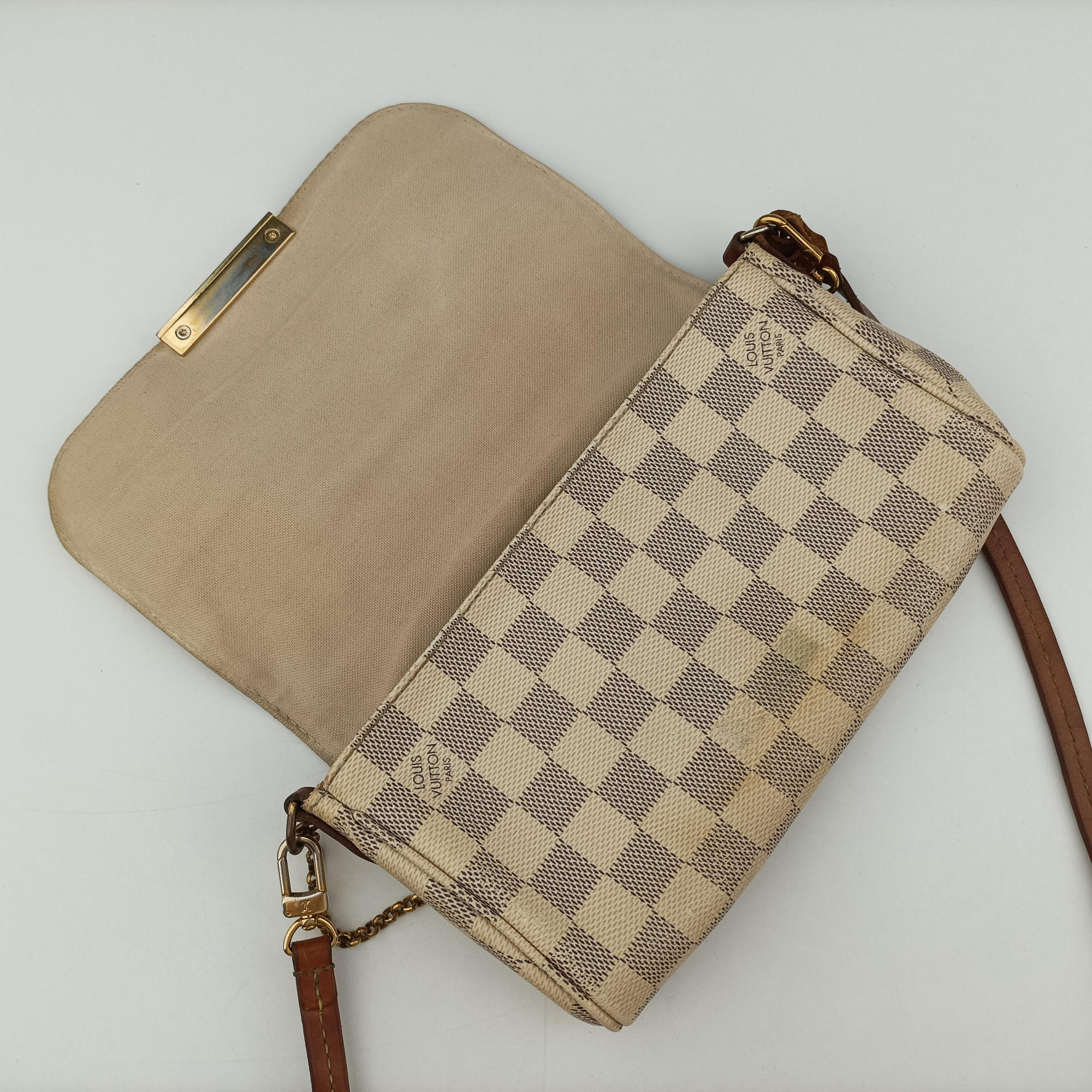 FAVORITE PM Azur Damier Canvas N41277 FL1146フェイボリットPM アズール ダミエキャンバス N41277 FL1146