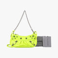 Le Cagole Green lambskin 695814.7206.P..493075ルカゴール グリーン ラムスキン 695814.7206.P..493075