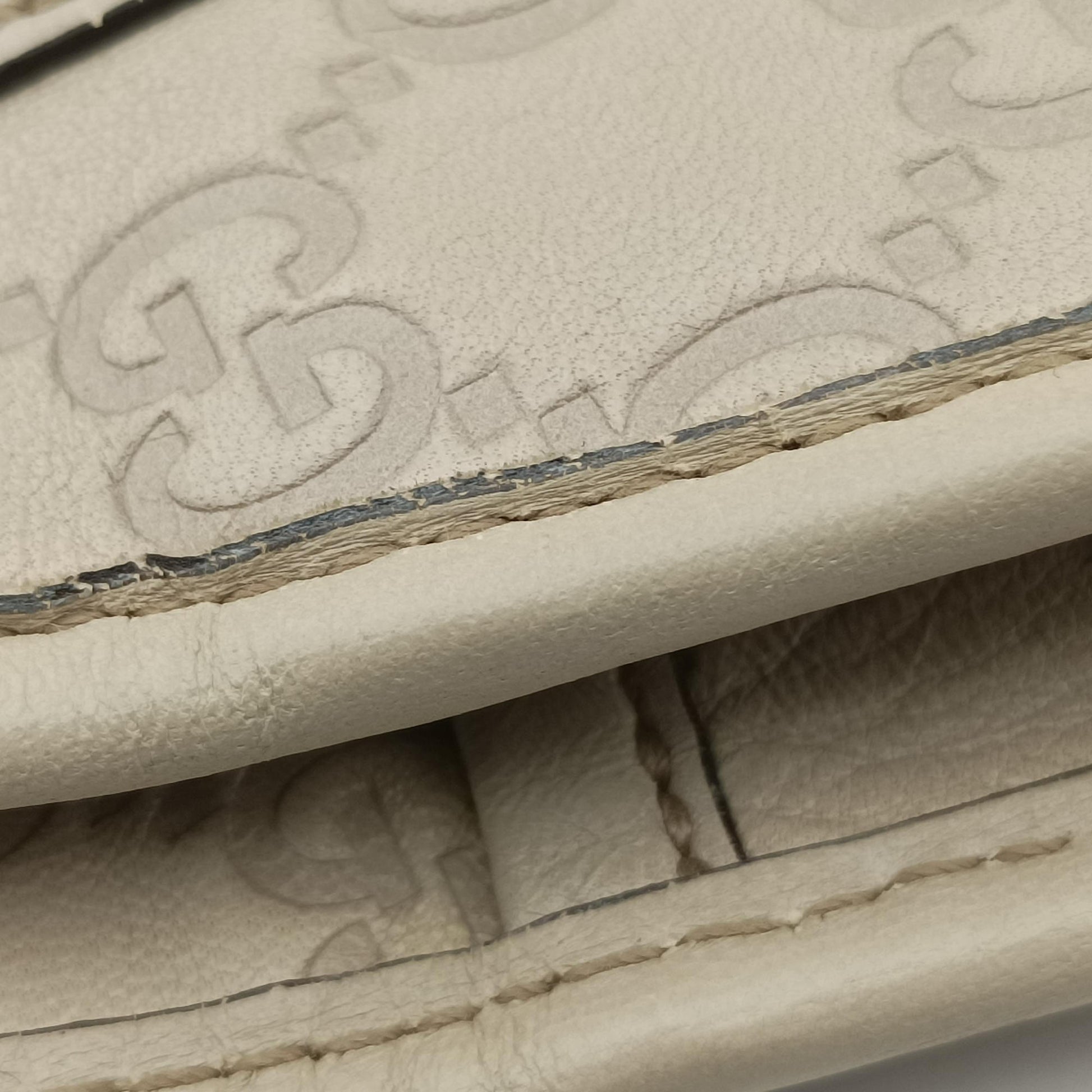 New Jackie White Leather 203494 G2679684ニュージャッキー ホワイト レザー 203494 G2679684