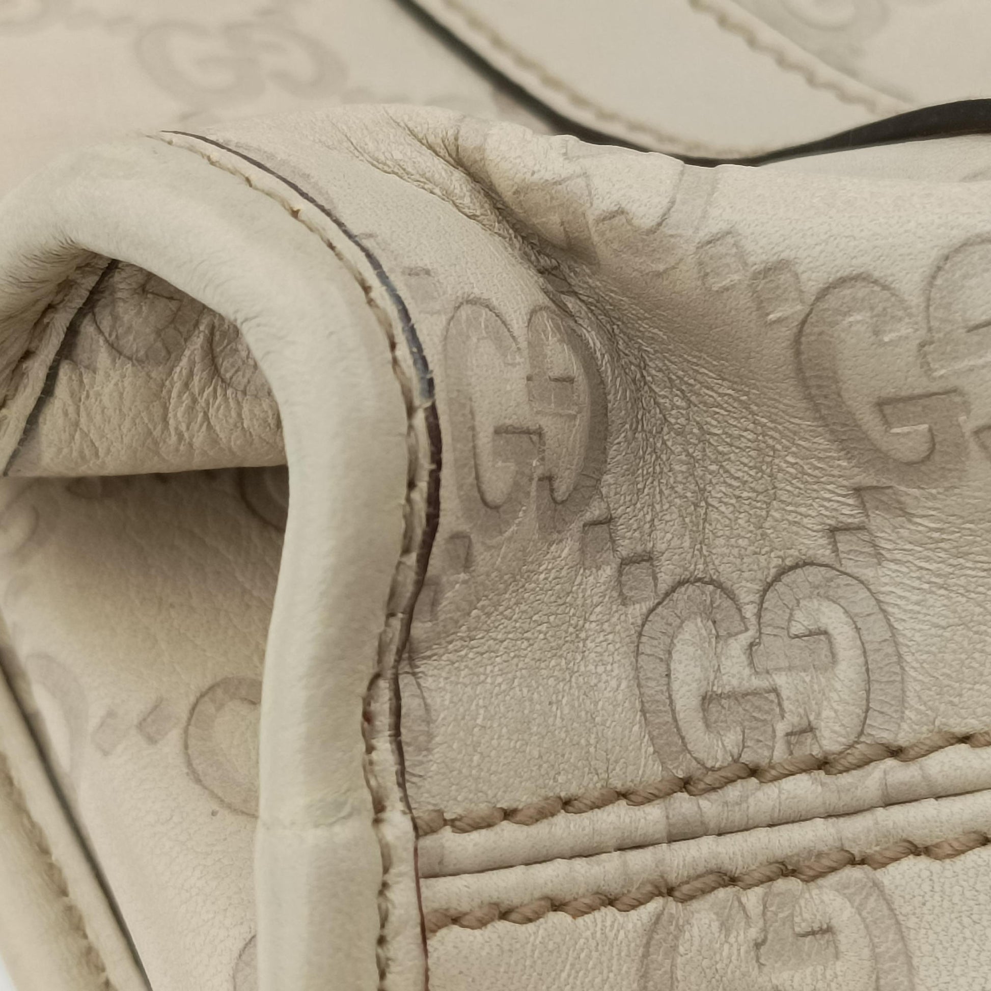 New Jackie White Leather 203494 G2679684ニュージャッキー ホワイト レザー 203494 G2679684