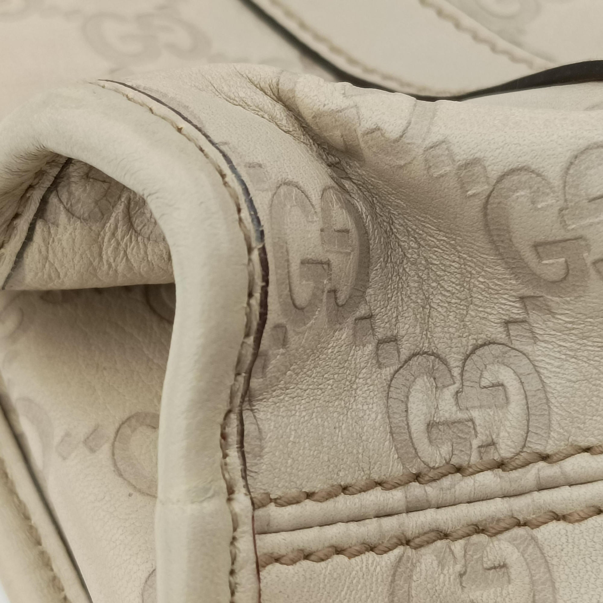 New Jackie White Leather 203494 G2679684ニュージャッキー ホワイト レザー 203494 G2679684
