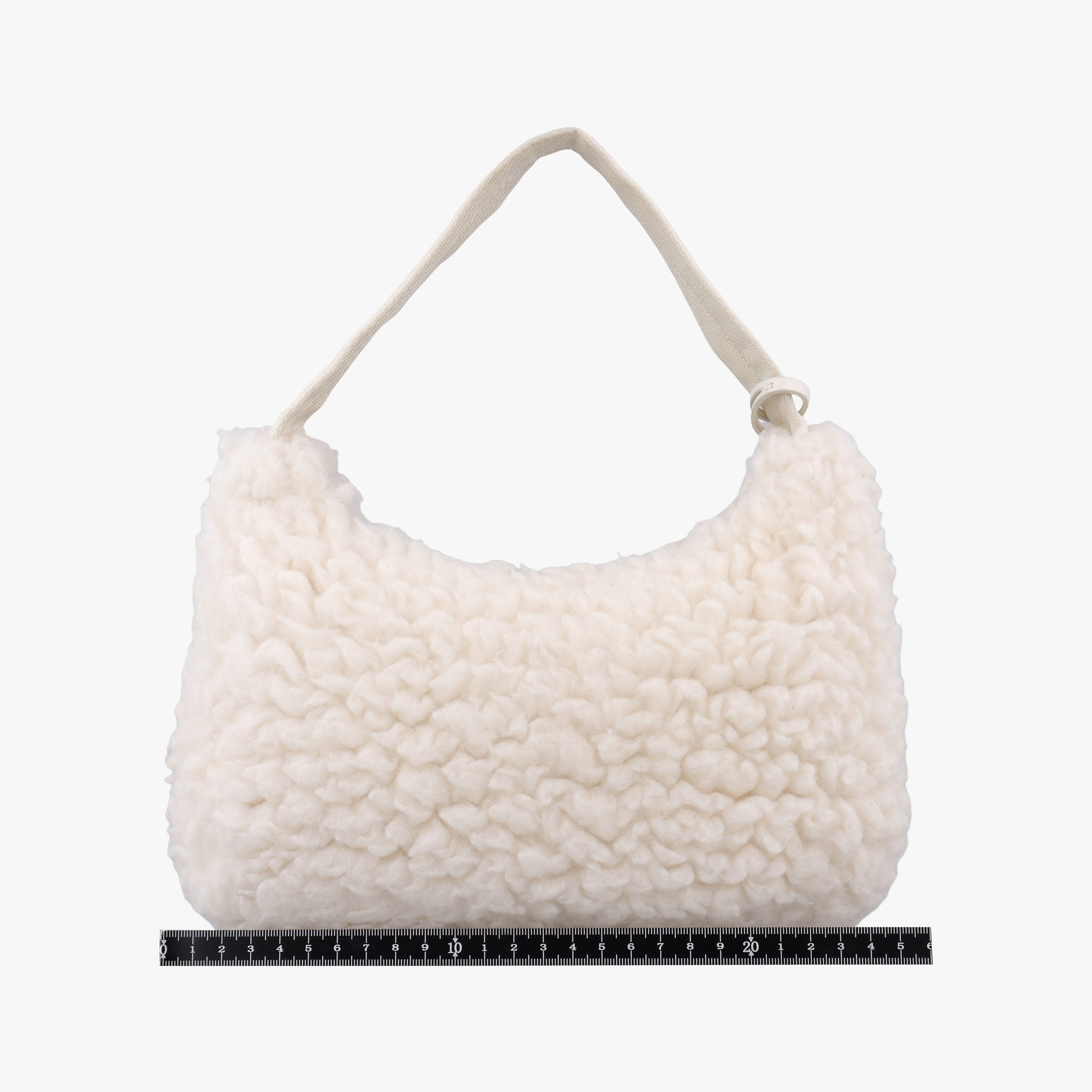 Re-Edition 2000 White Sheep Fur × Nylon Trims 1NE515 31/A3リエディション 2000 ホワイト シープファー × テスート 1NE515 31/A3