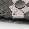 Intrecciato Gray × Brown × Pink lambskin B05420219Xイントレチャート グレー × ブラウン × ピンク ラムスキン B05420219X