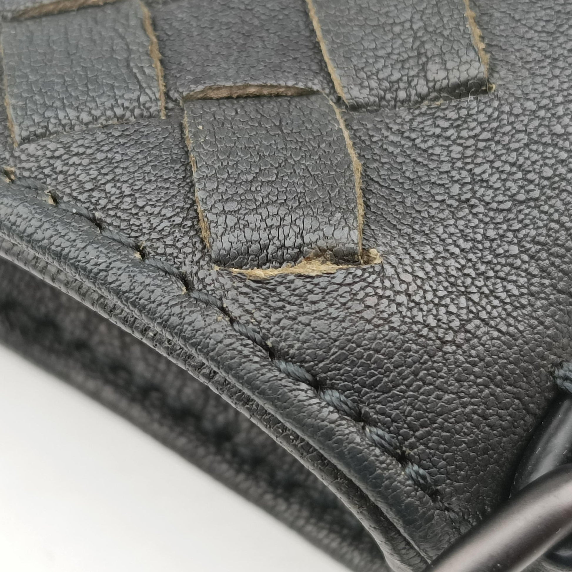 Intrecciato Gray × Brown × Pink lambskin B05420219Xイントレチャート グレー × ブラウン × ピンク ラムスキン B05420219X