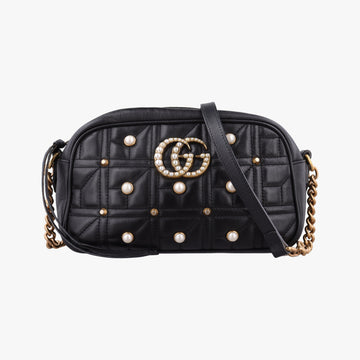 GG Marmont Black Leather 447632 E021273589GGマーモント ブラック レザー 447632 E021273589