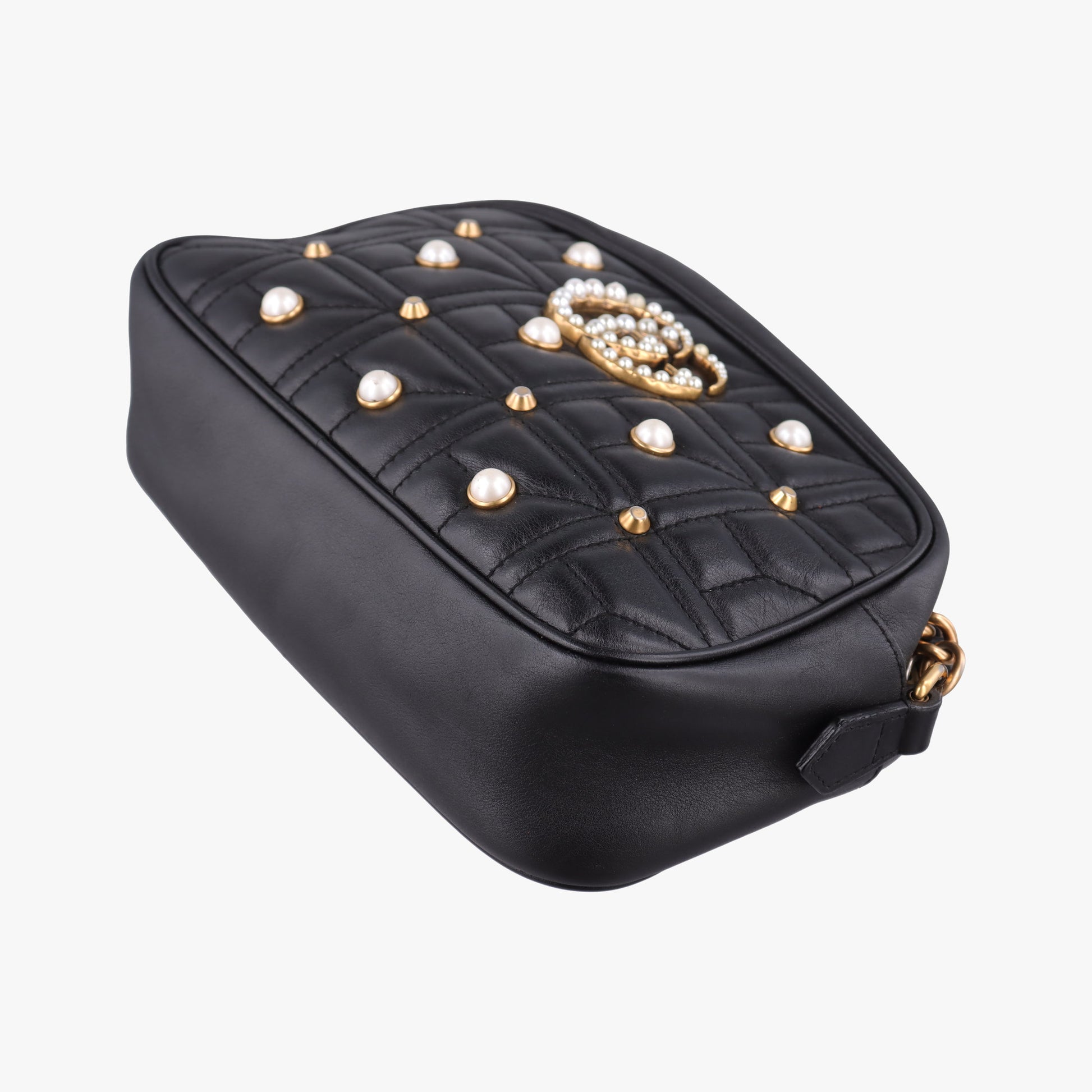 GG Marmont Black Leather 447632 E021273589GGマーモント ブラック レザー 447632 E021273589