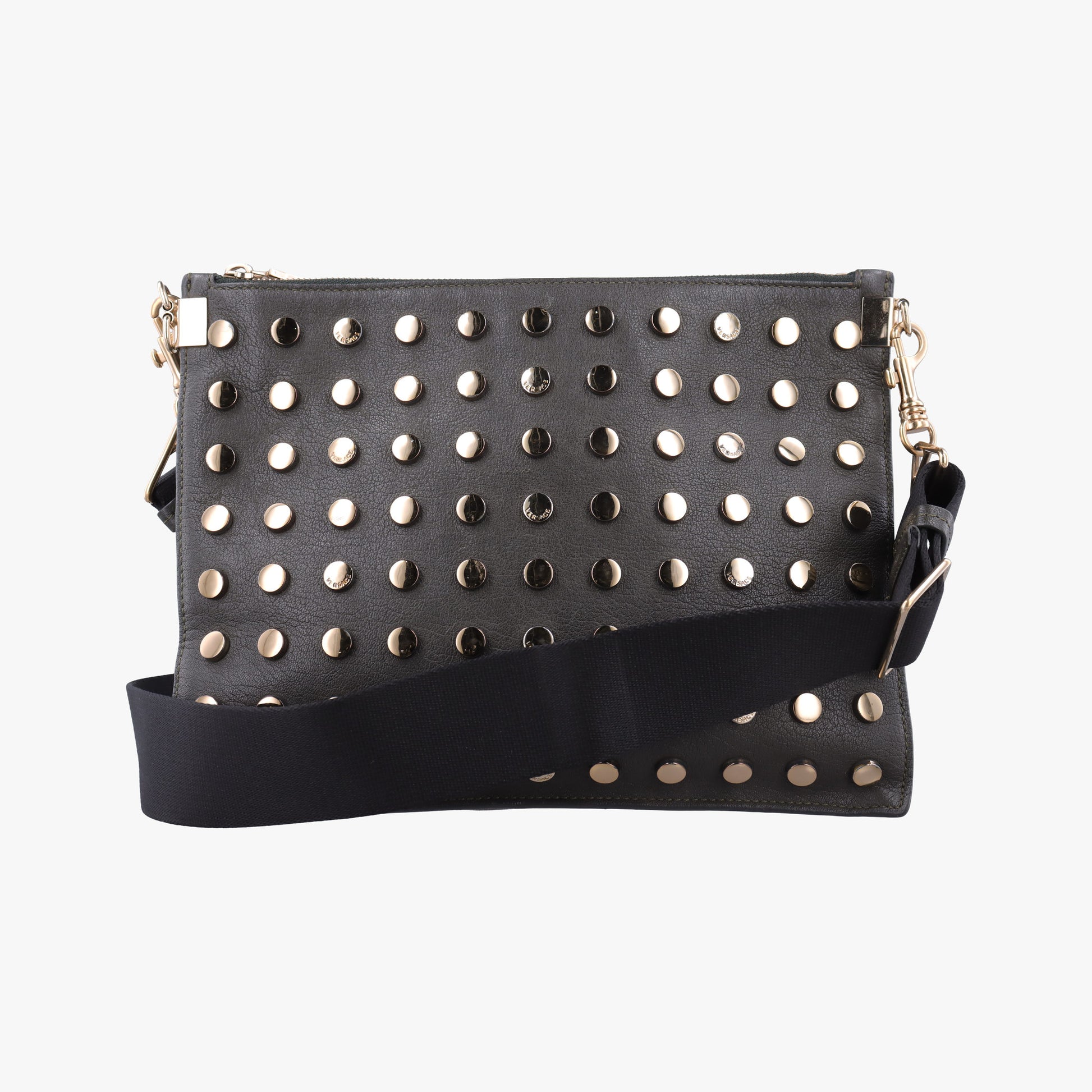 Studded Medusa Green Leather スタッズ メデューサ グリーン レザー 