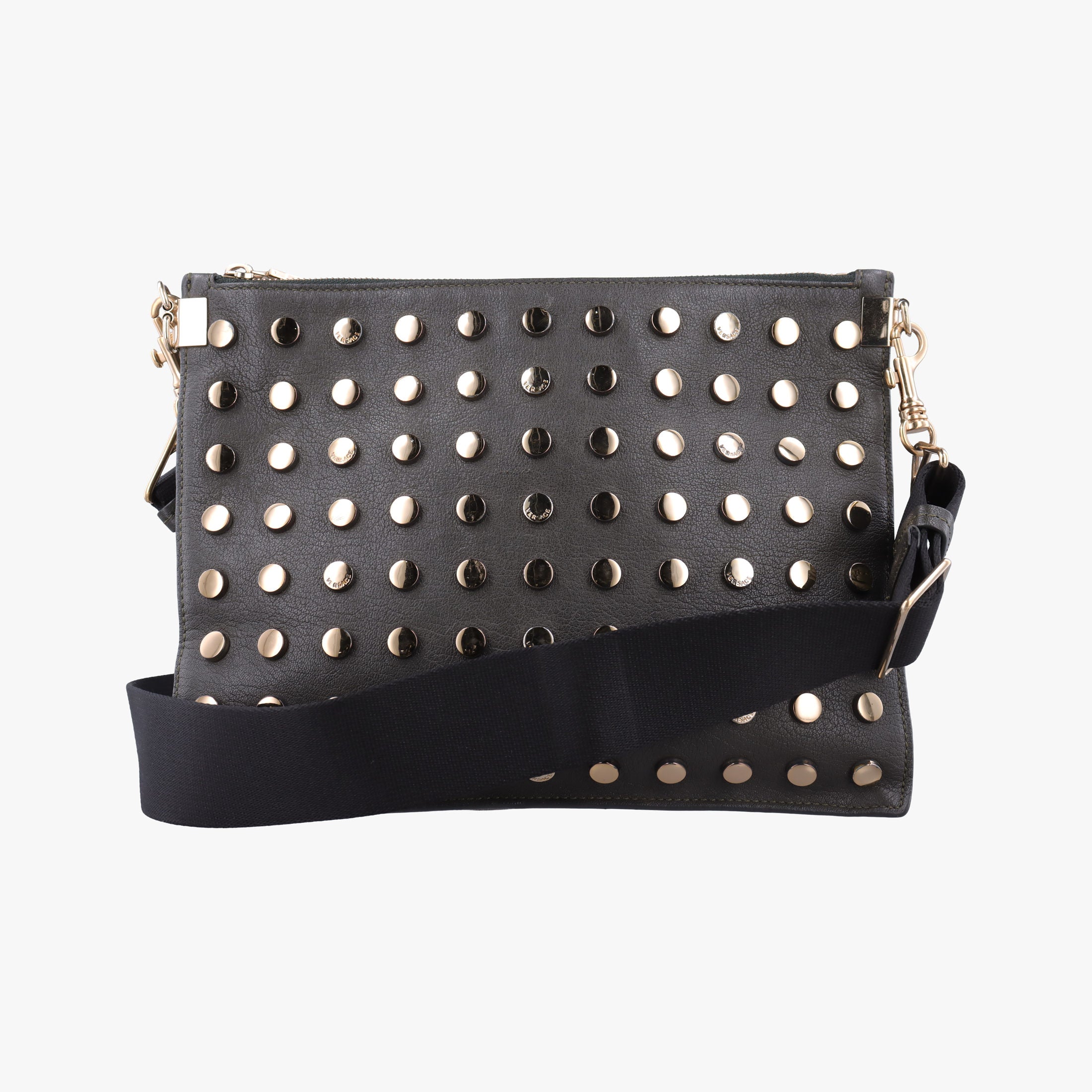 Studded Medusa Green Leather スタッズ メデューサ グリーン レザー 